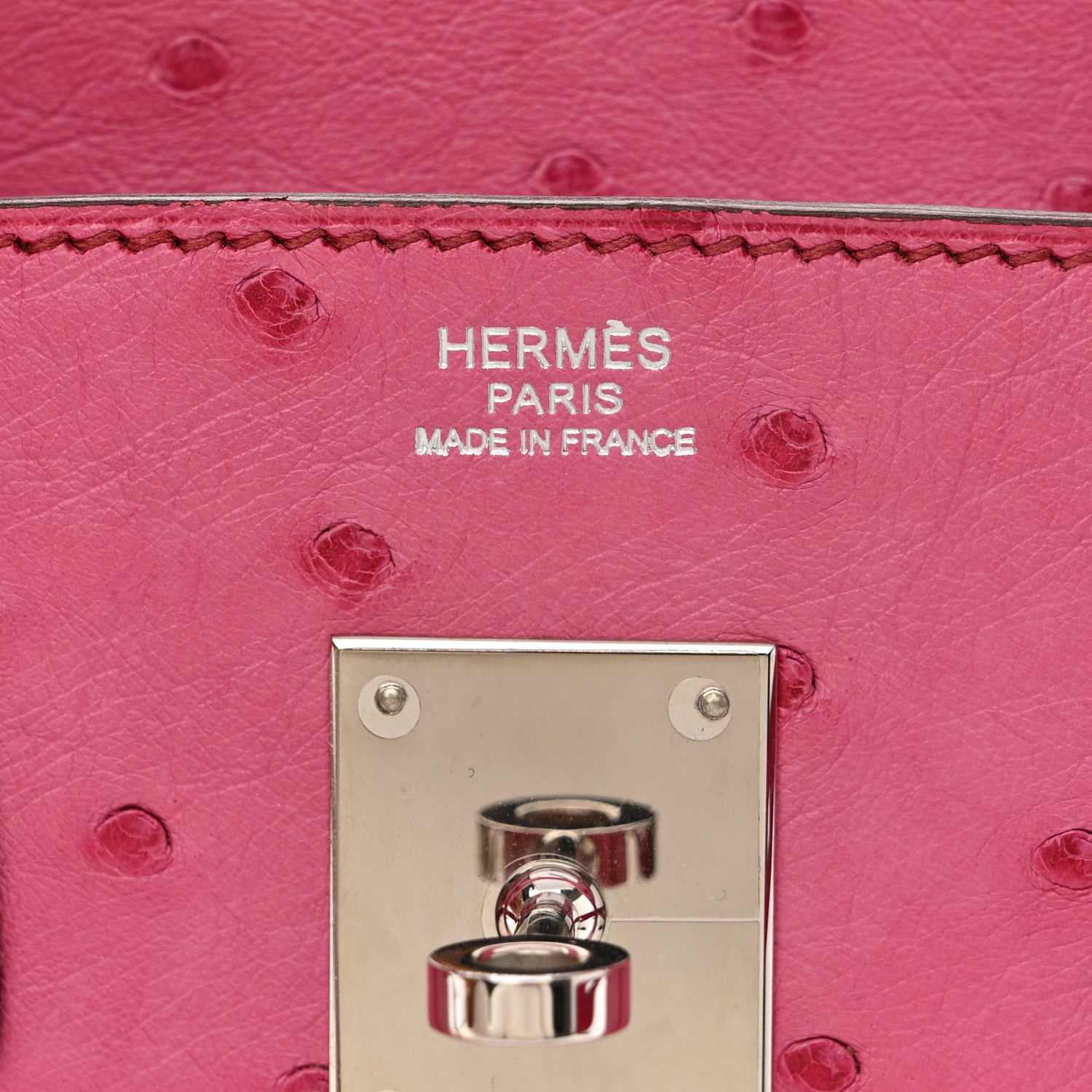 Hermes Ostrich Birkin 30 Fuchsia 6 of 10