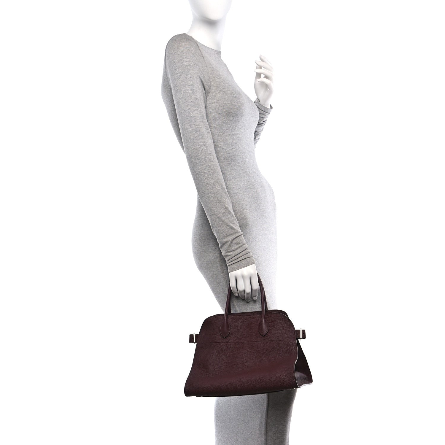 The Row Matte Grained Calfskin Soft Margaux 12 Jam 2 of 9