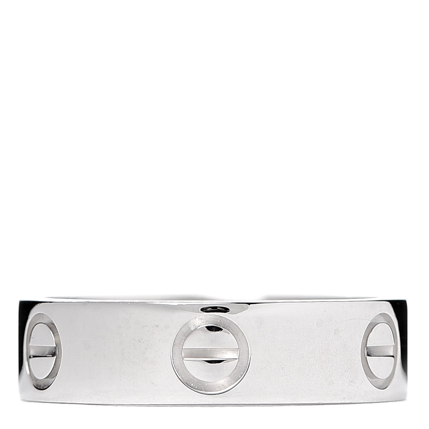 18K White Gold 5.5mm LOVE Ring 57 8