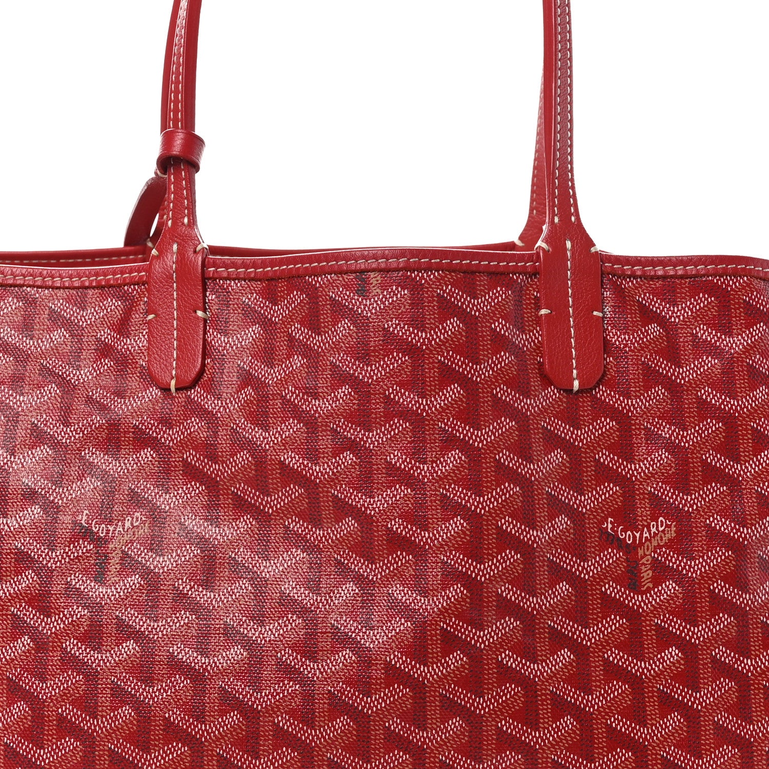 Goyard Goyardine Saint Louis PM Red 6 of 8