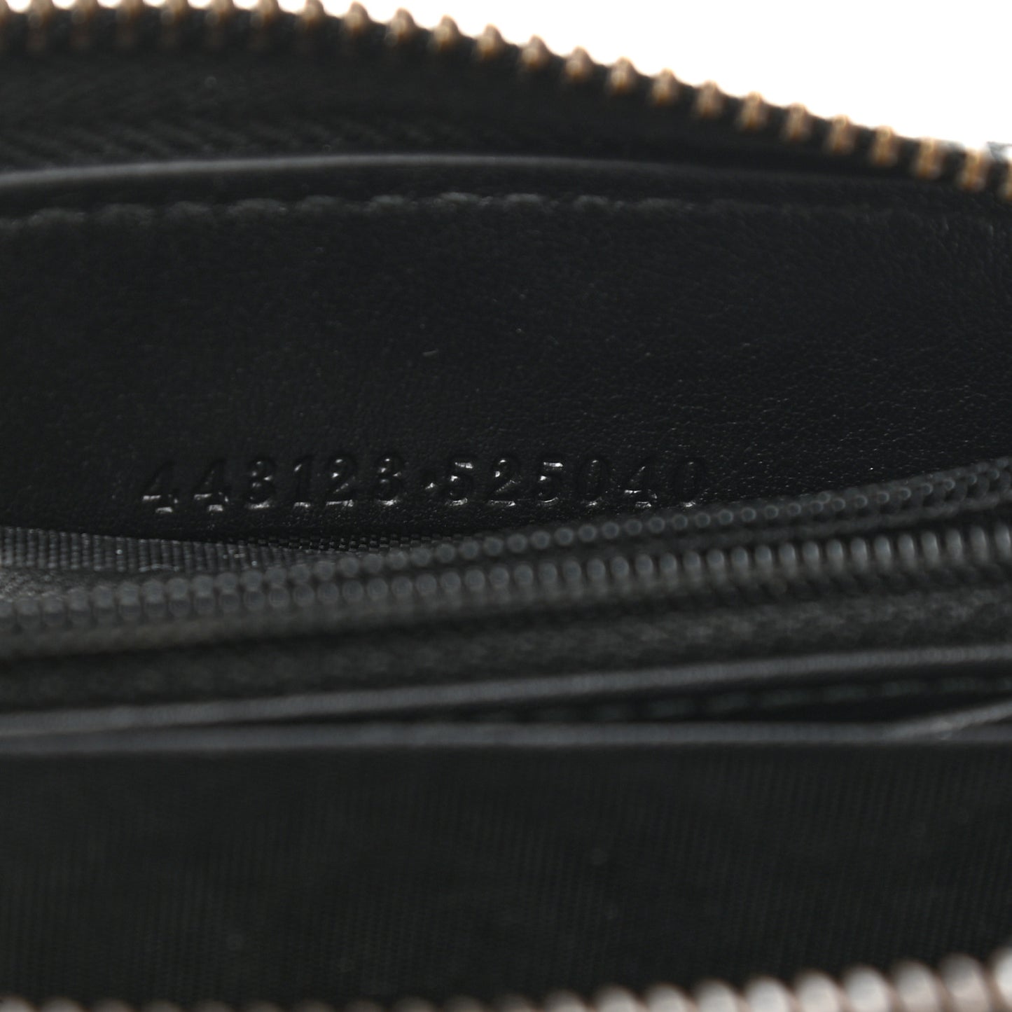 Calfskin Matelasse GG Marmont Zip Around Wallet Black