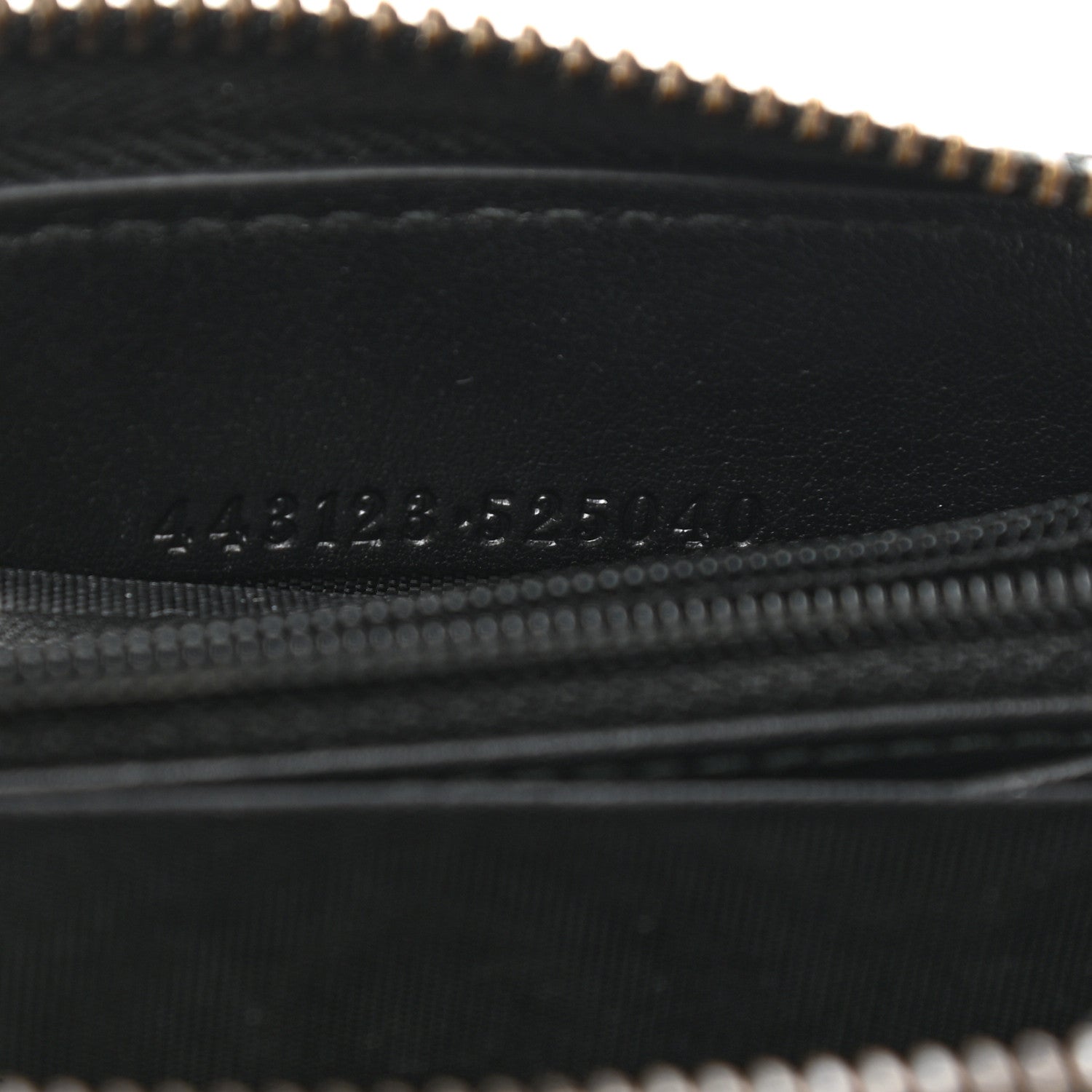 Gucci Calfskin Matelasse GG Marmont Zip Around Wallet Black 7 of 7