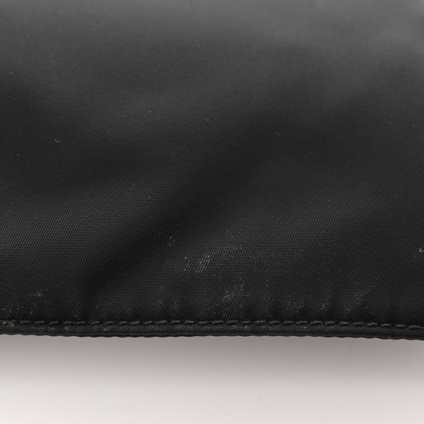 Nylon Vela Flat Messenger Bag Black