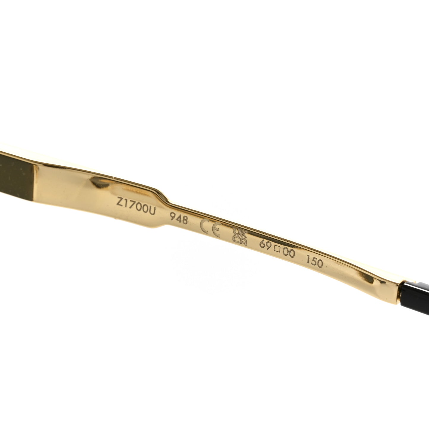 Acetate Swarovski Crystal Cyclone Sunglasses Z1700U Gold