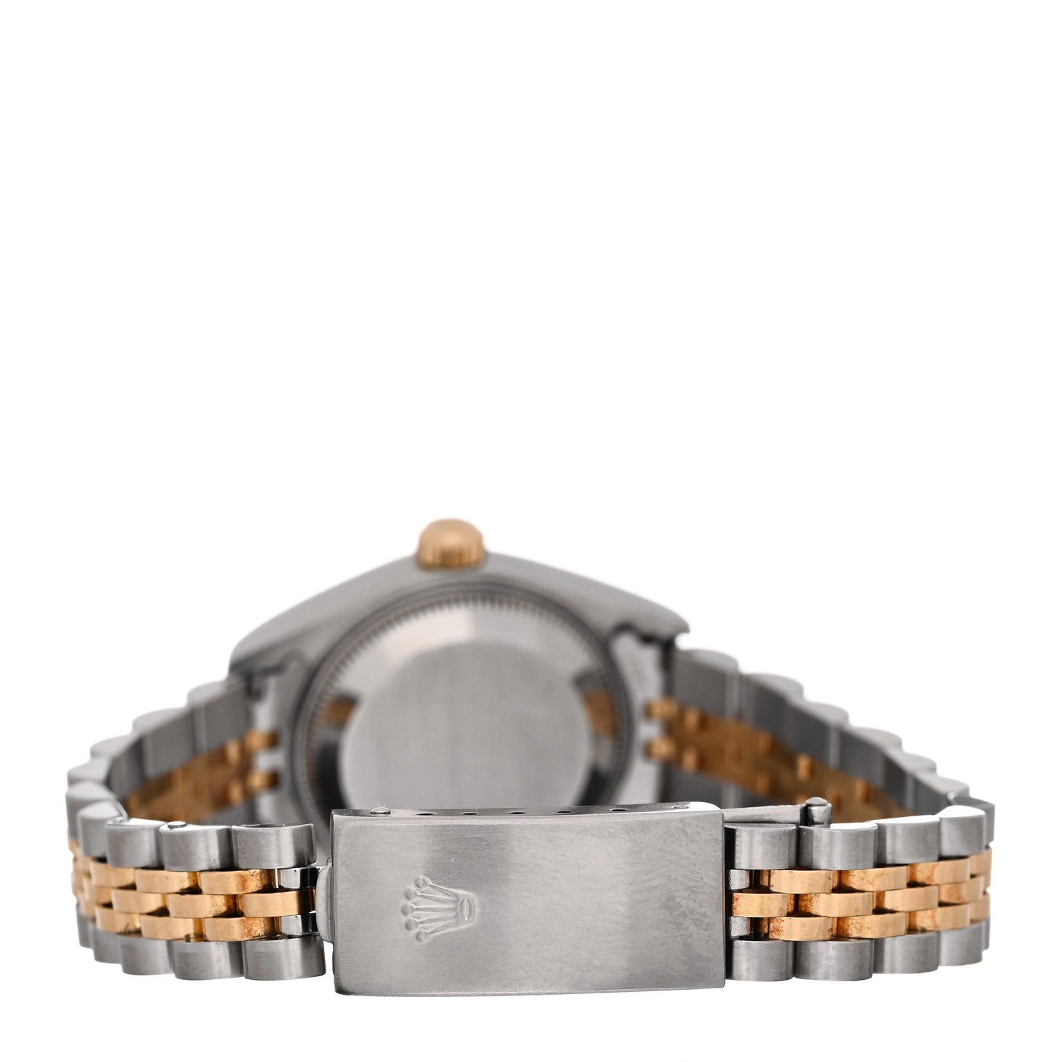 Rolex Stainless Steel 18K Yellow Gold Diamond 26mm Oyster Perpetual Datejust Watch Champagne 79173 3 of 4