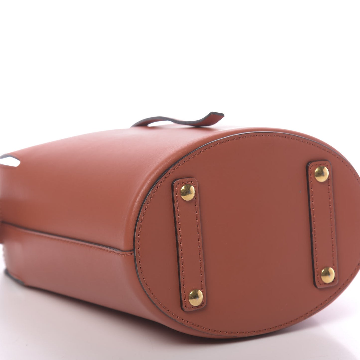 Supple Calfskin Small Bucket Orange