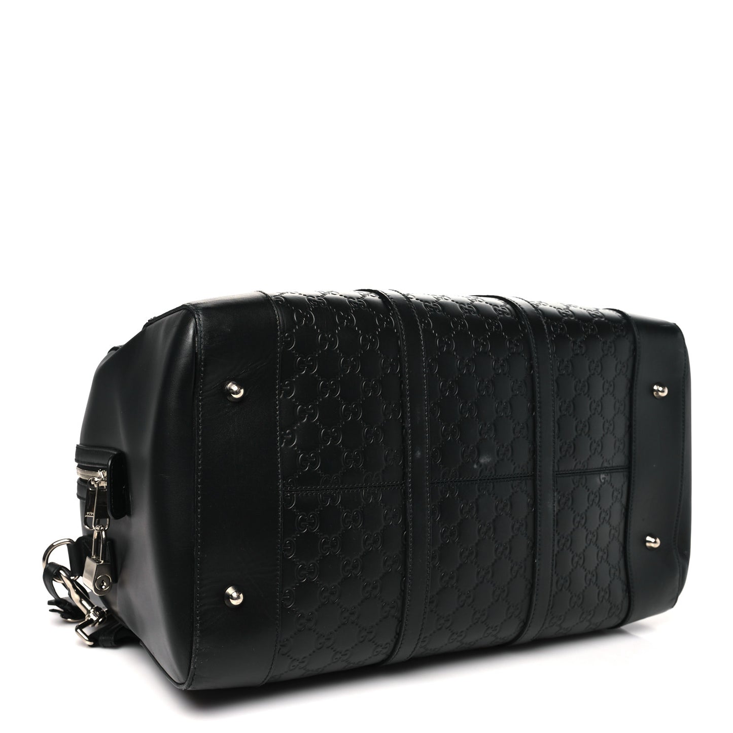 Guccissima Signature Medium Duffle Black