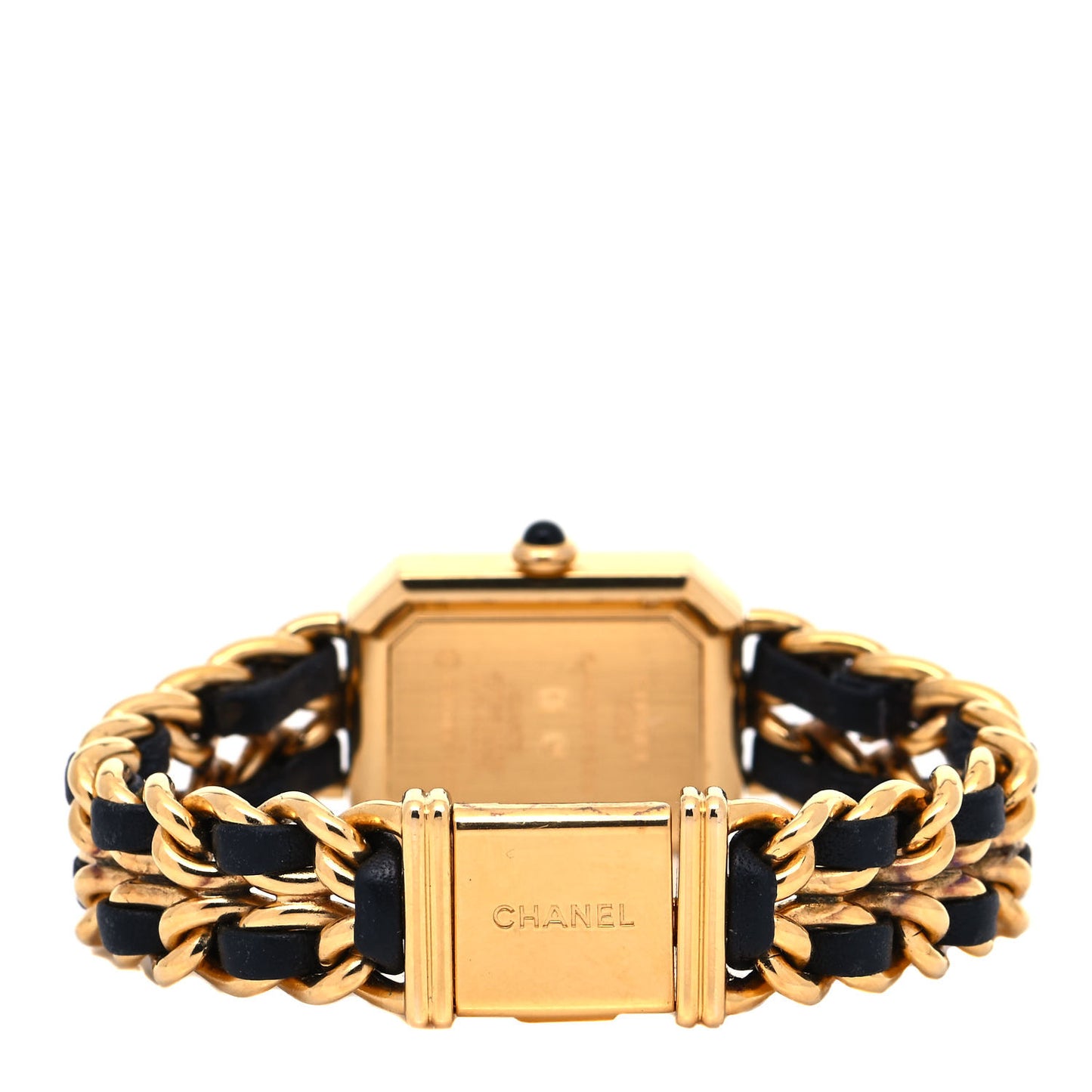 Stainless Steel Lambskin 20mm Chain Premiere Quartz Watch Gold M