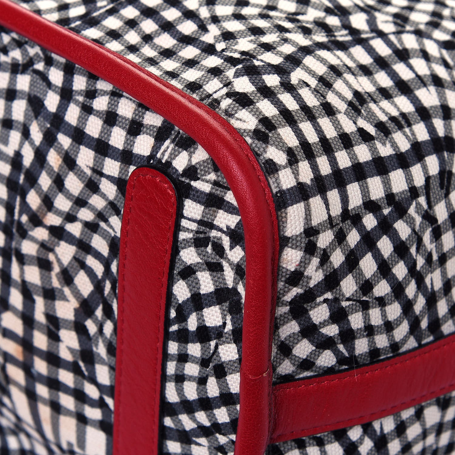 MCM Visetos Medium Liz Reversible Shopper Tote Ruby Red 17 of 19