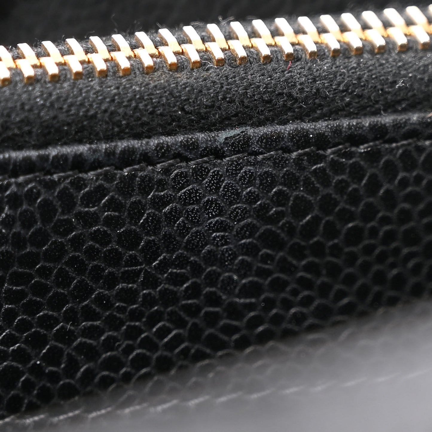 Caviar Quilted Grand Shopping Tote GST Black