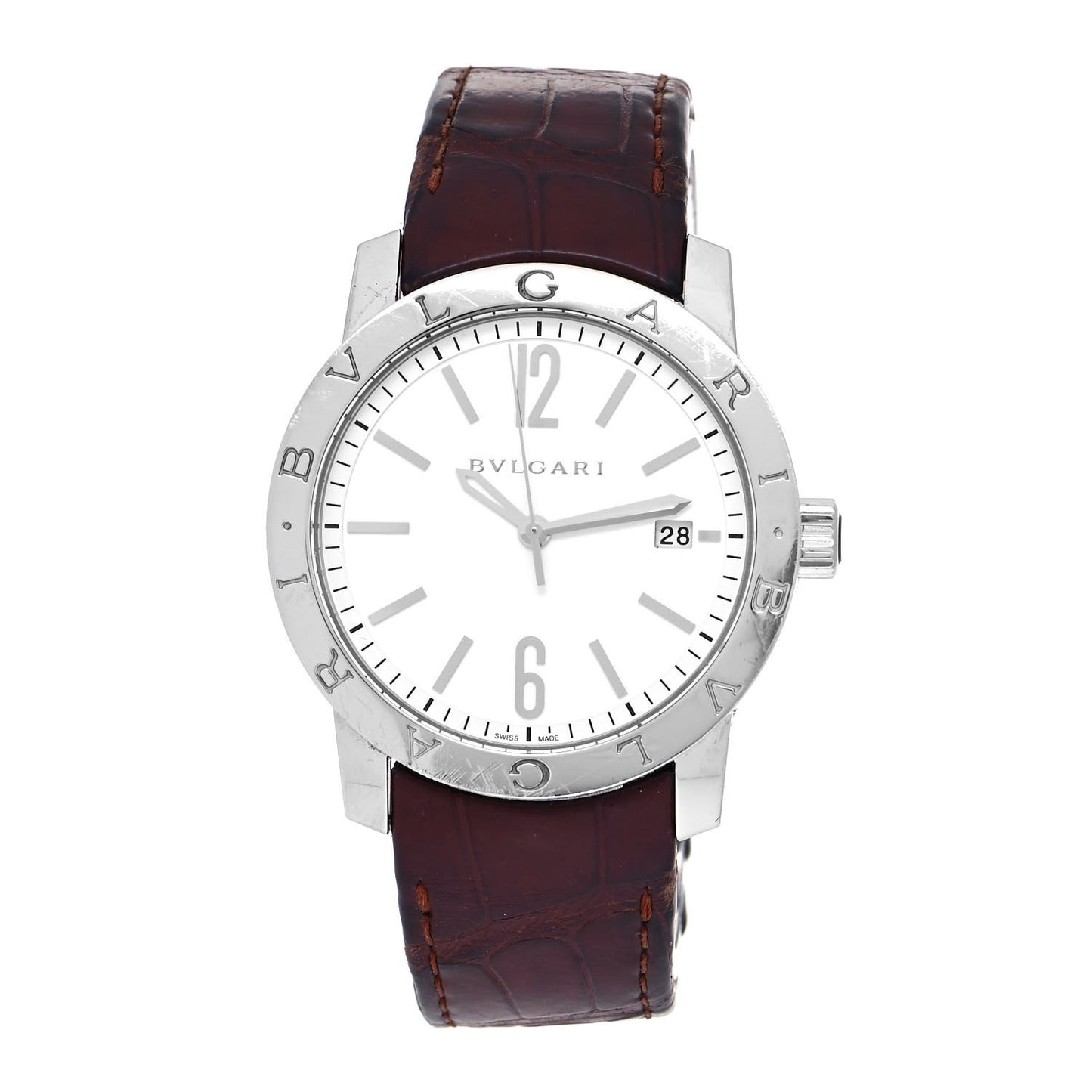 Stainless Steel Alligator 39mm Solotempo Automatic Watch