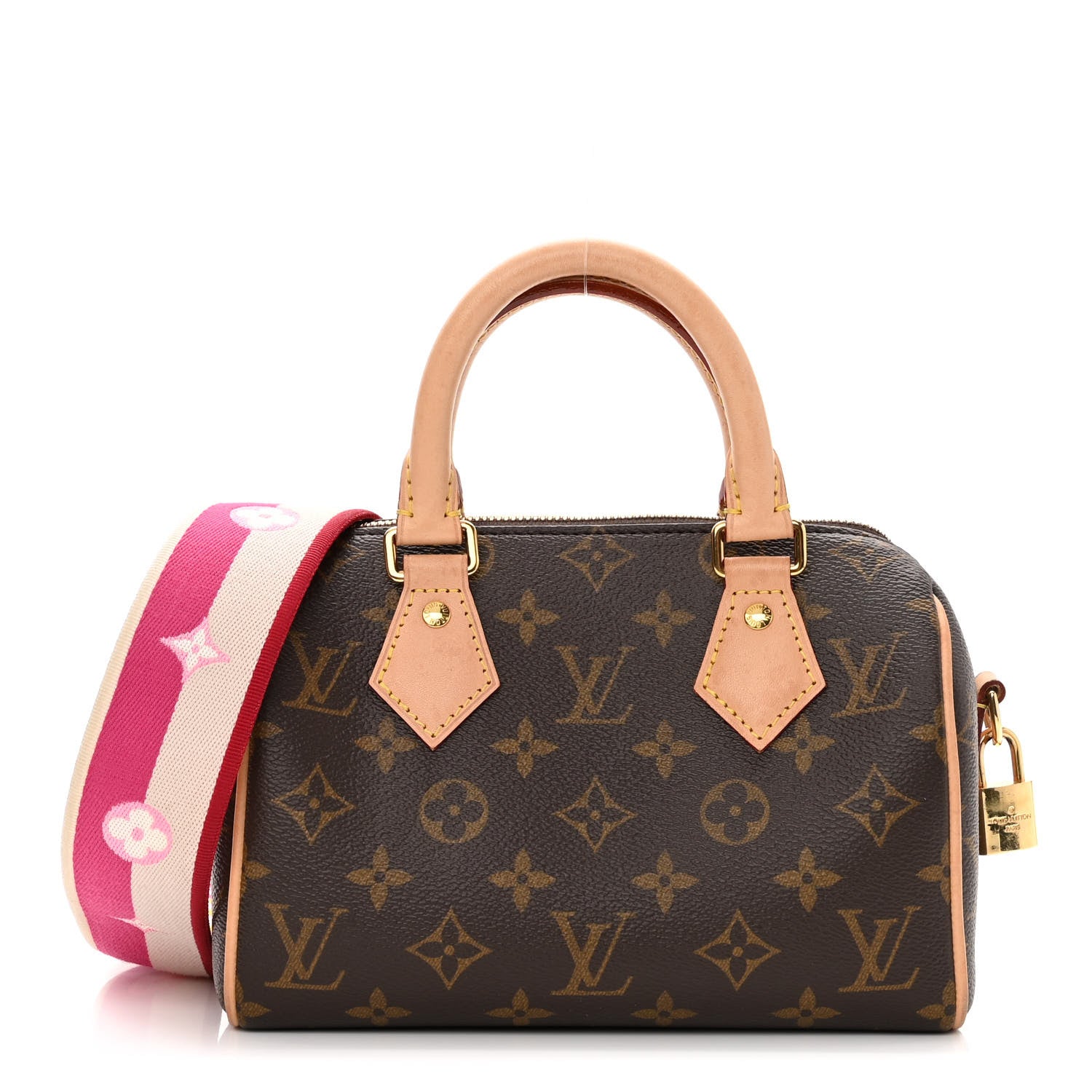 Louis Vuitton Monogram Speedy Bandouliere 20 Fuchsia 1151607