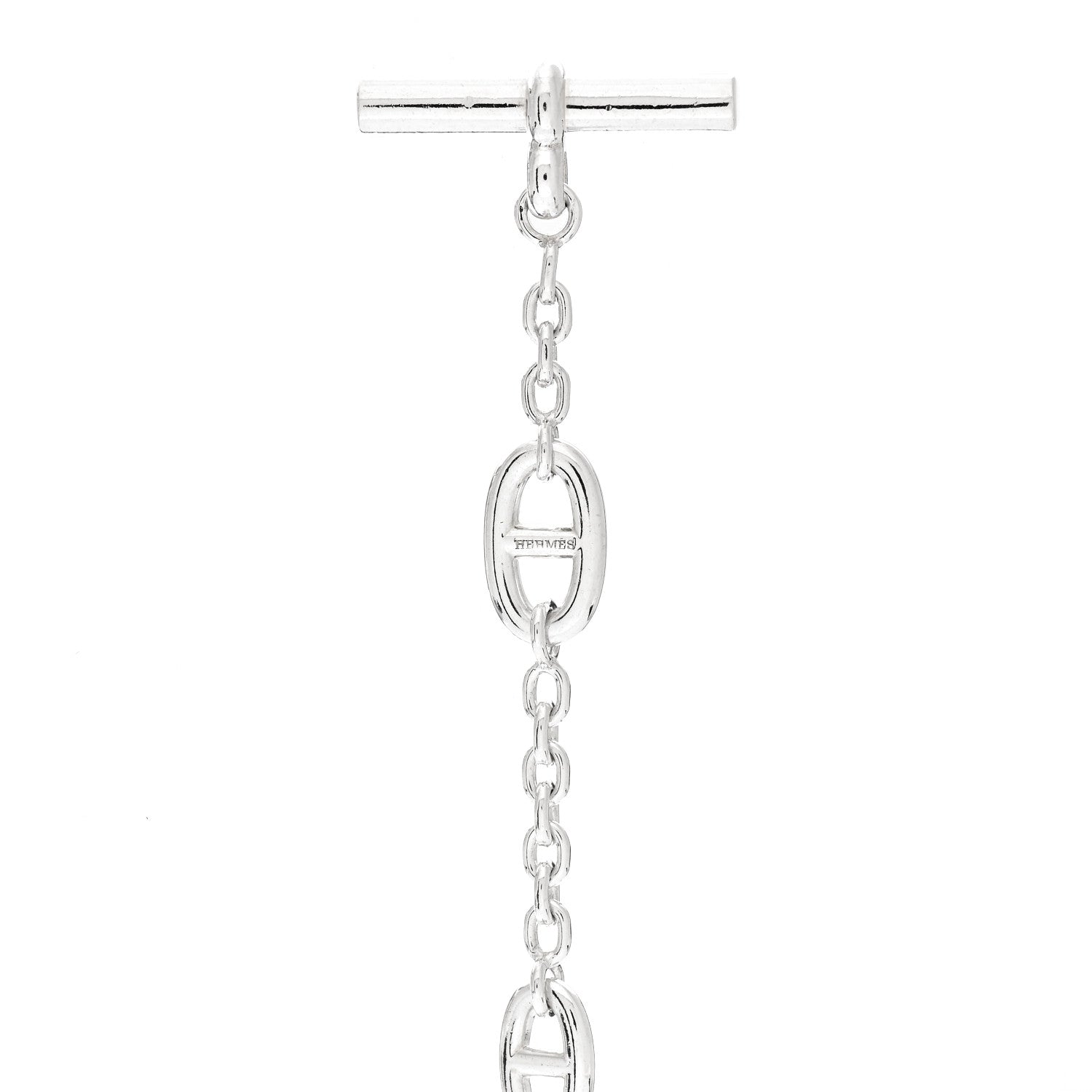 Hermes Sterling Silver Farandole Necklace 120 4 of 7