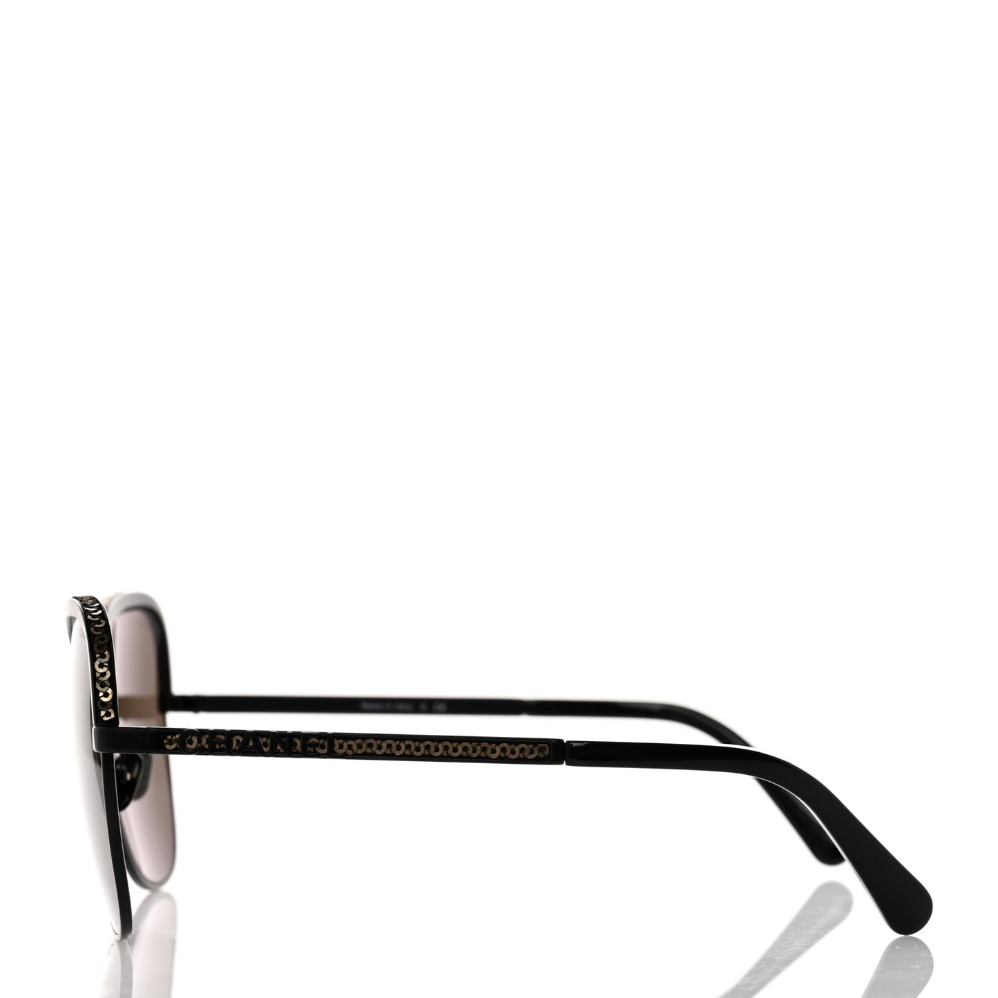 Square Frame Sequin Sunglasses 4270 Black