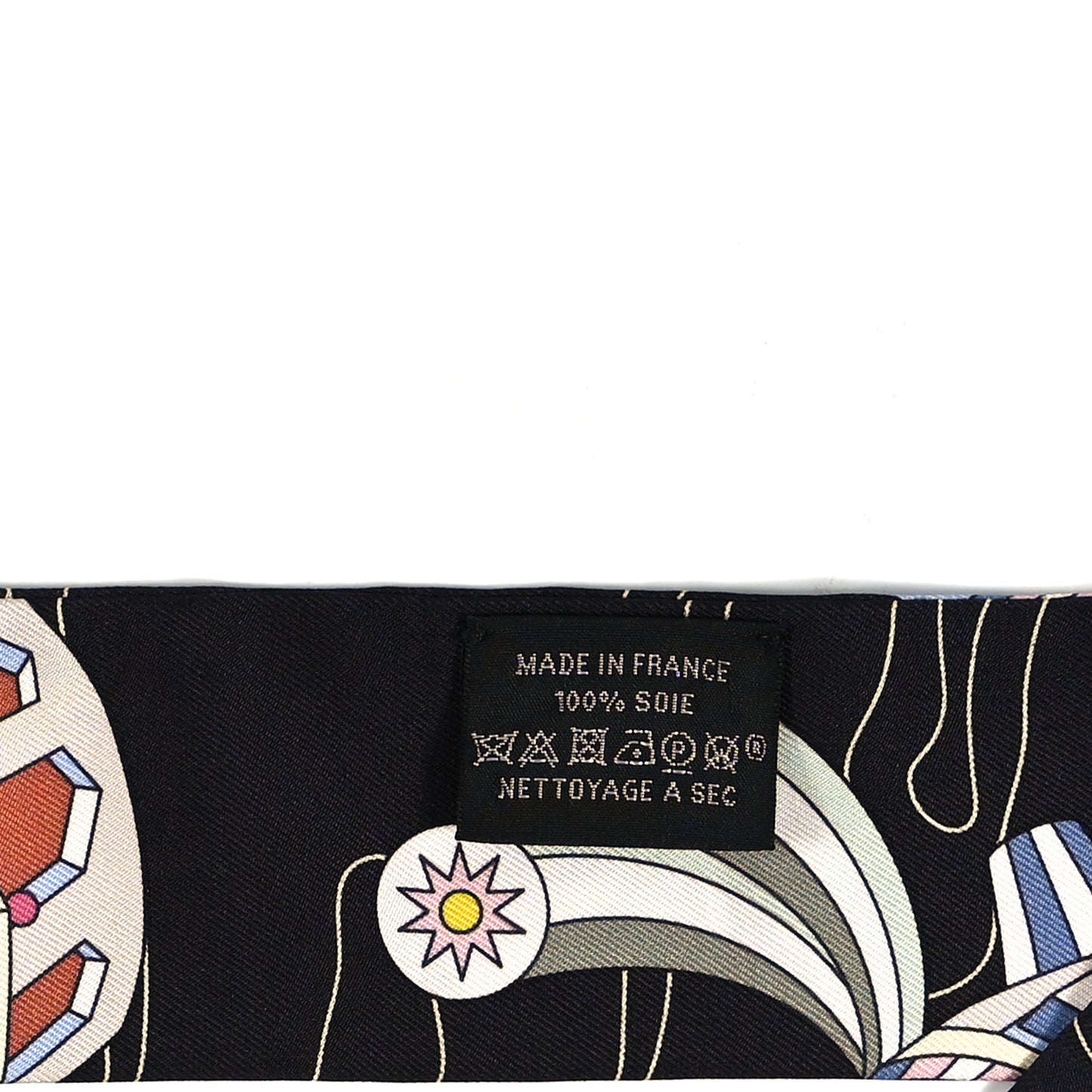 Silk Odyssey Twilly Black Bleu Ciel Rose
