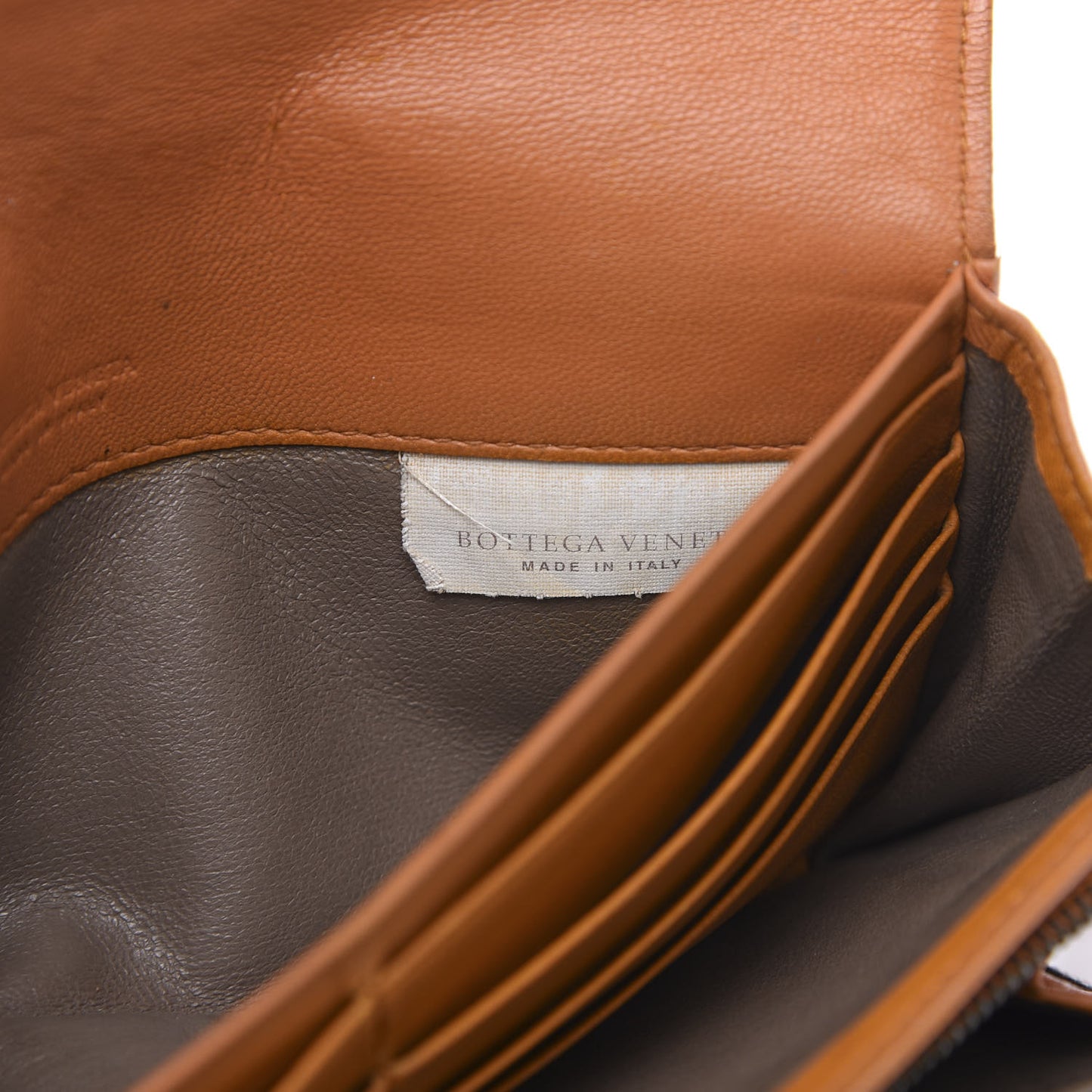Nappa Intrecciato Continental Flap Wallet Topaz