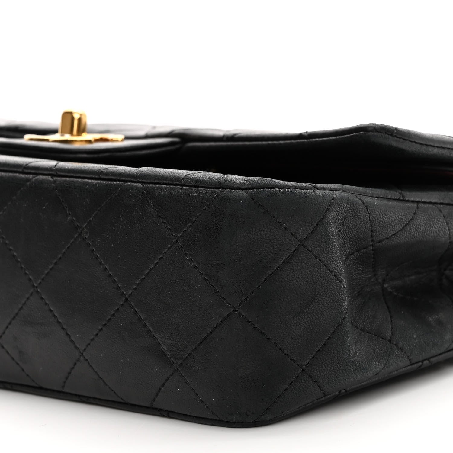 Chanel Lambskin Quilted Small Double Flap Black 11 of 15