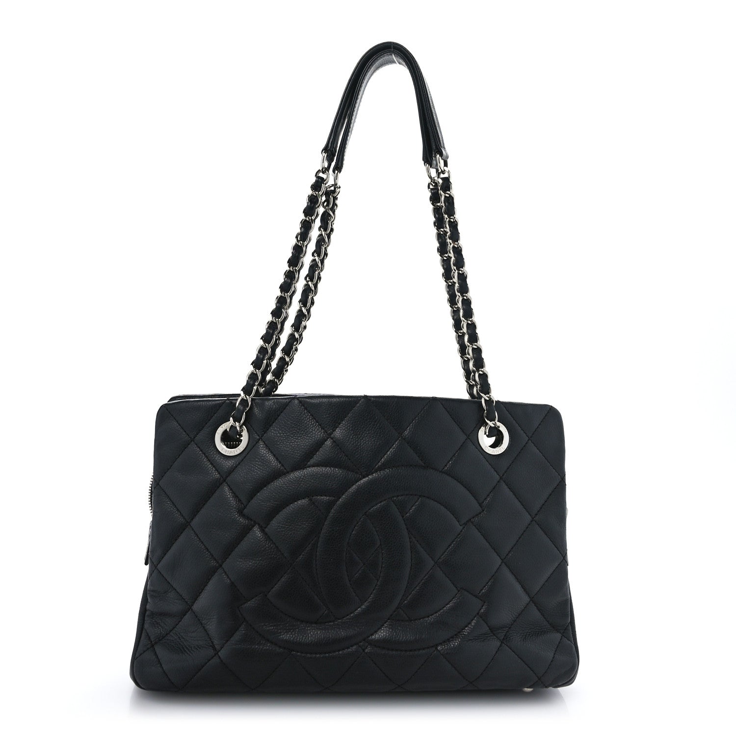 Chanel Caviar Quilted Timeless CC Soft Tote Black 1 of 11