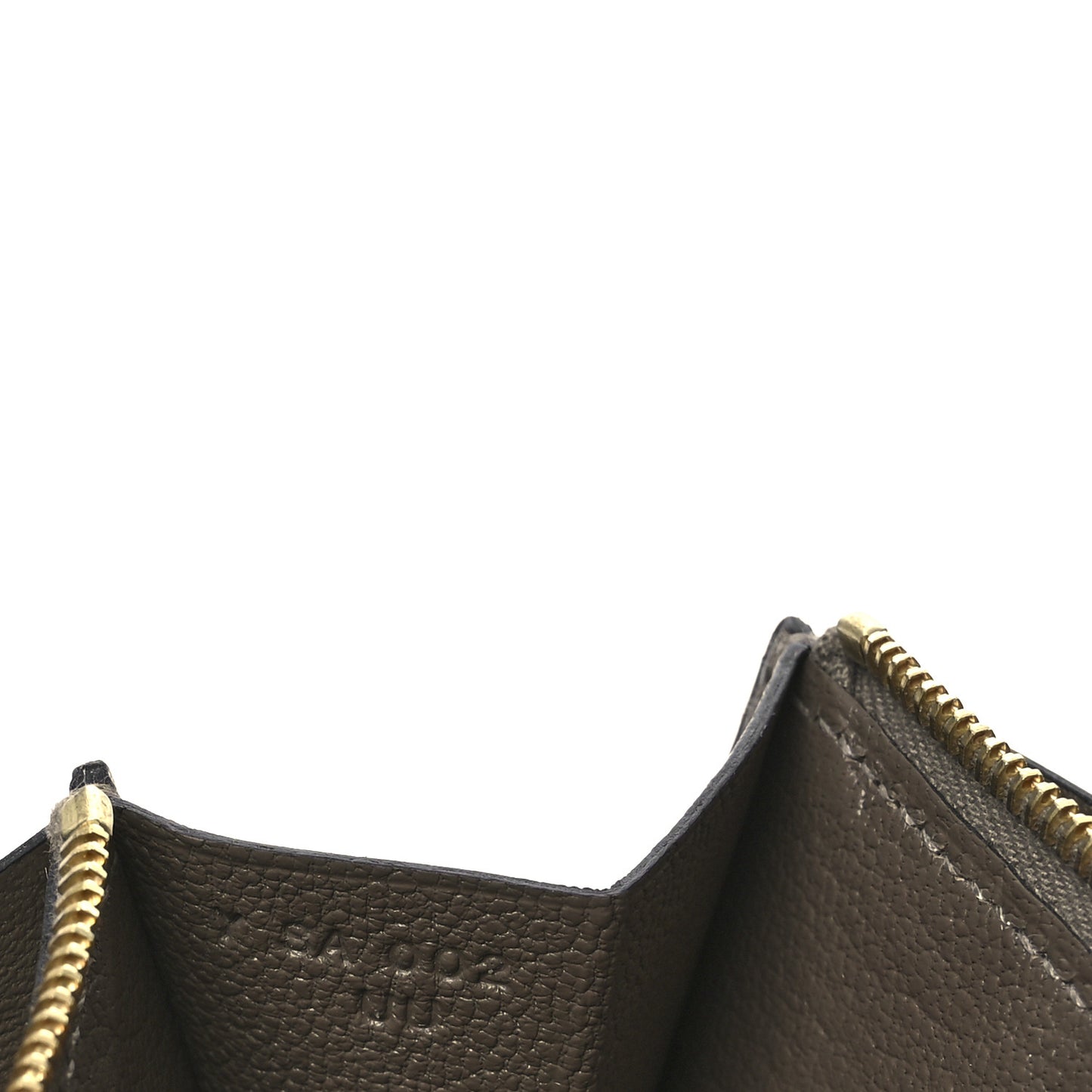 Ostrich Constance Short Wallet Gris Tourterelle
