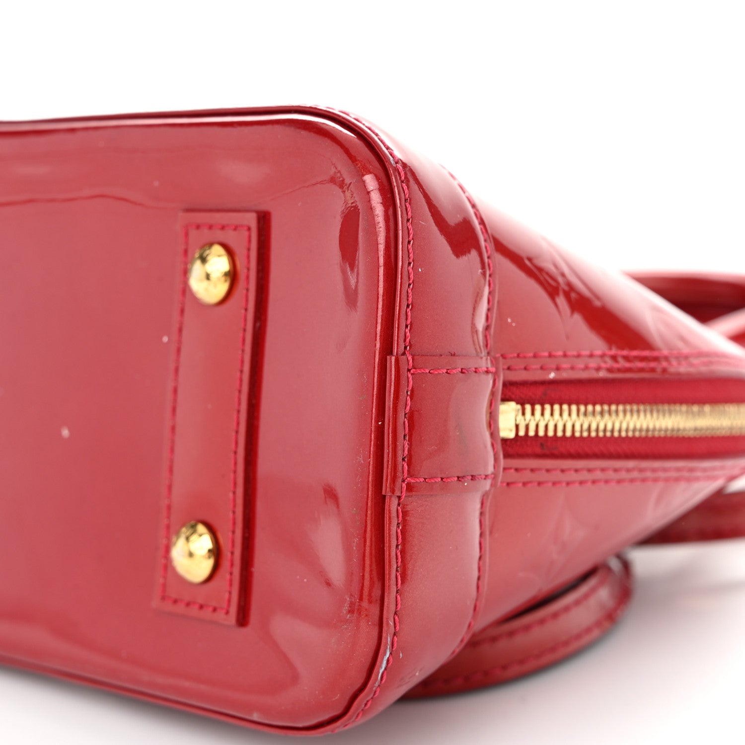 Louis Vuitton Vernis Alma BB Pomme D'Amour 9 of 9