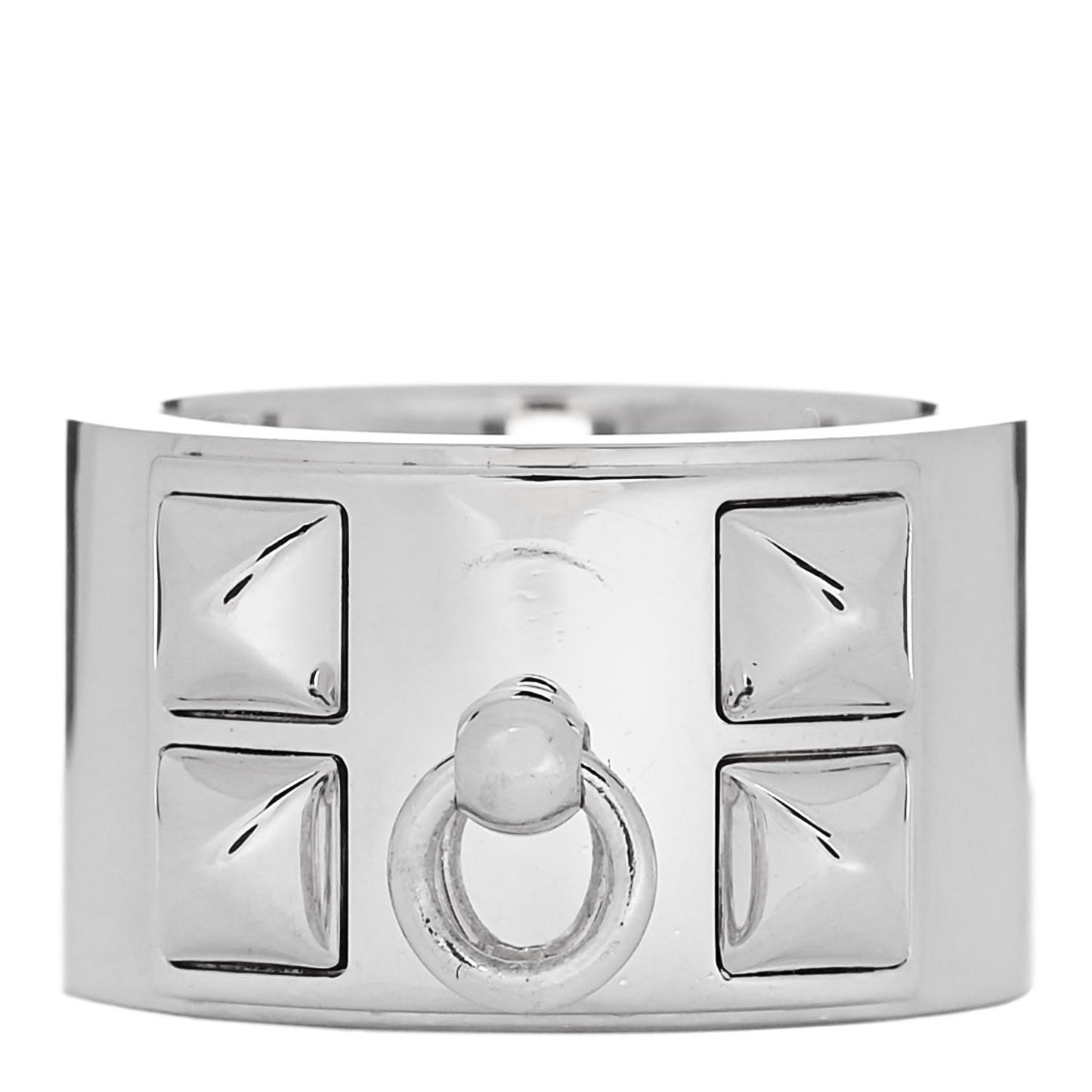 Sterling Silver Collier De Chien CDC Ring 50 5.25