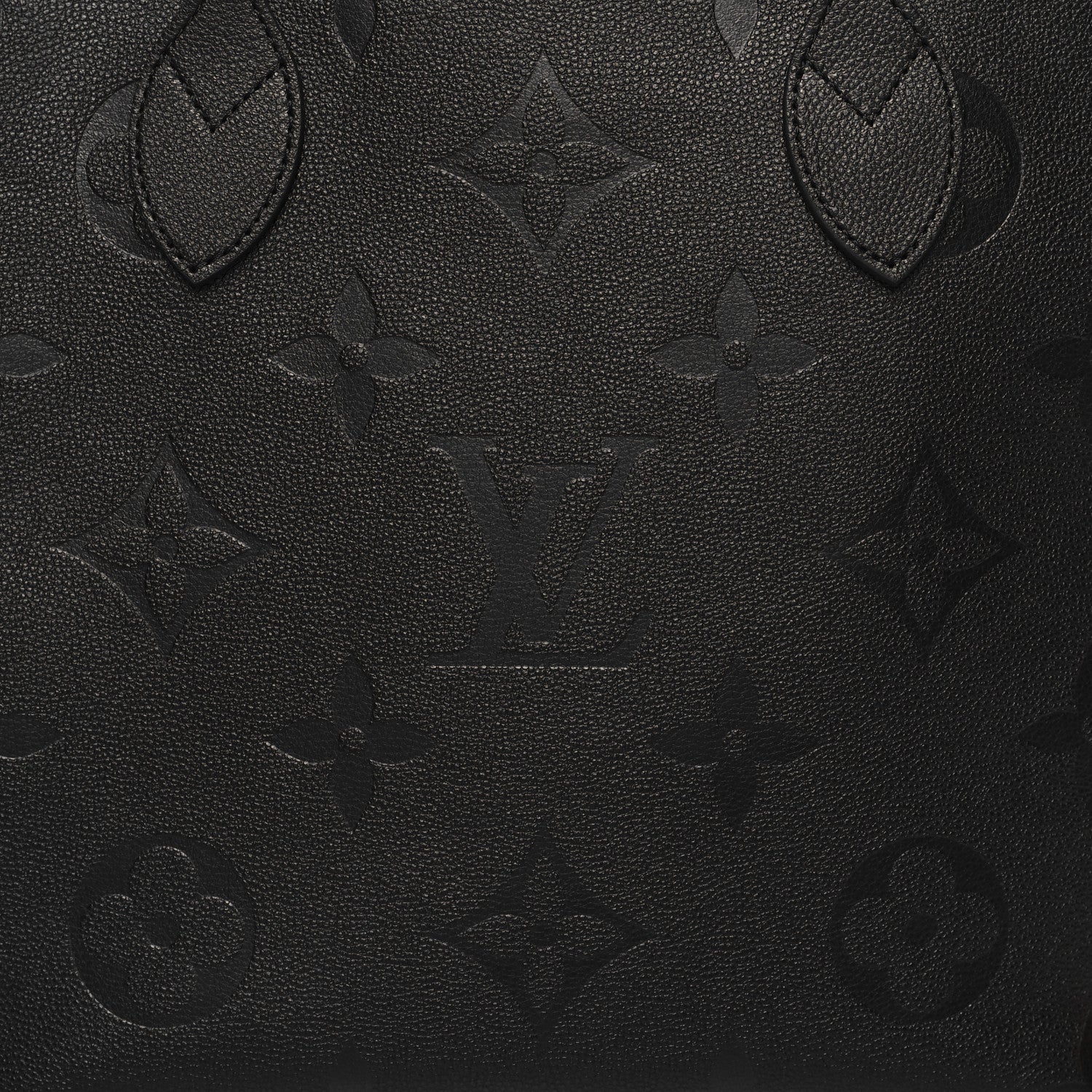 Louis Vuitton Empreinte Monogram Giant Neverfull MM Black 9 of 11