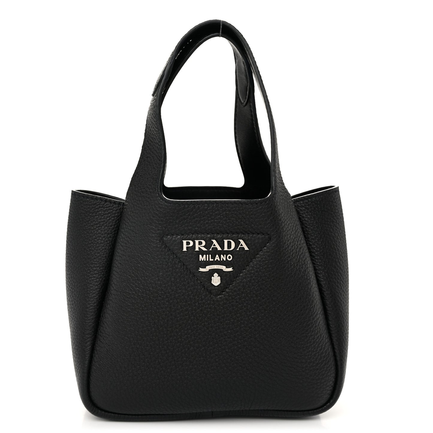 Vitello Daino Soft Mini Dynamique Tote Black