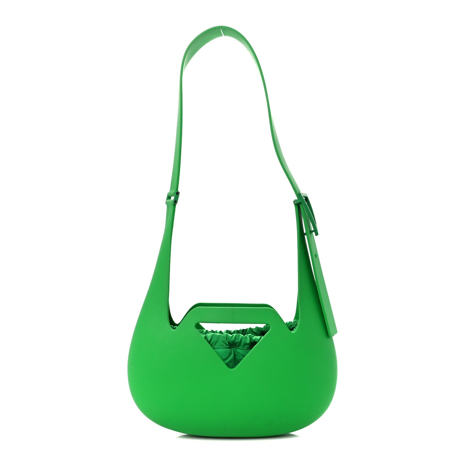 Bottega Veneta Rubberized Canvas Punch Parakeet 1 of 12