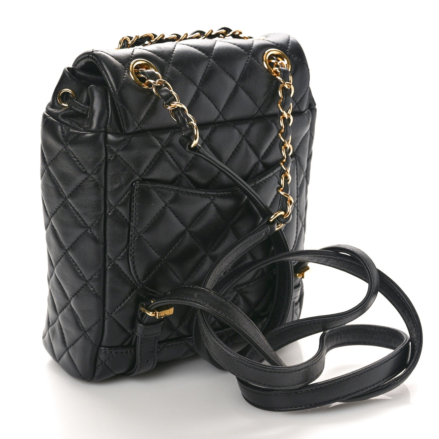 Chanel Lambskin Quilted Mini Urban Spirit Backpack Black 3 of 10