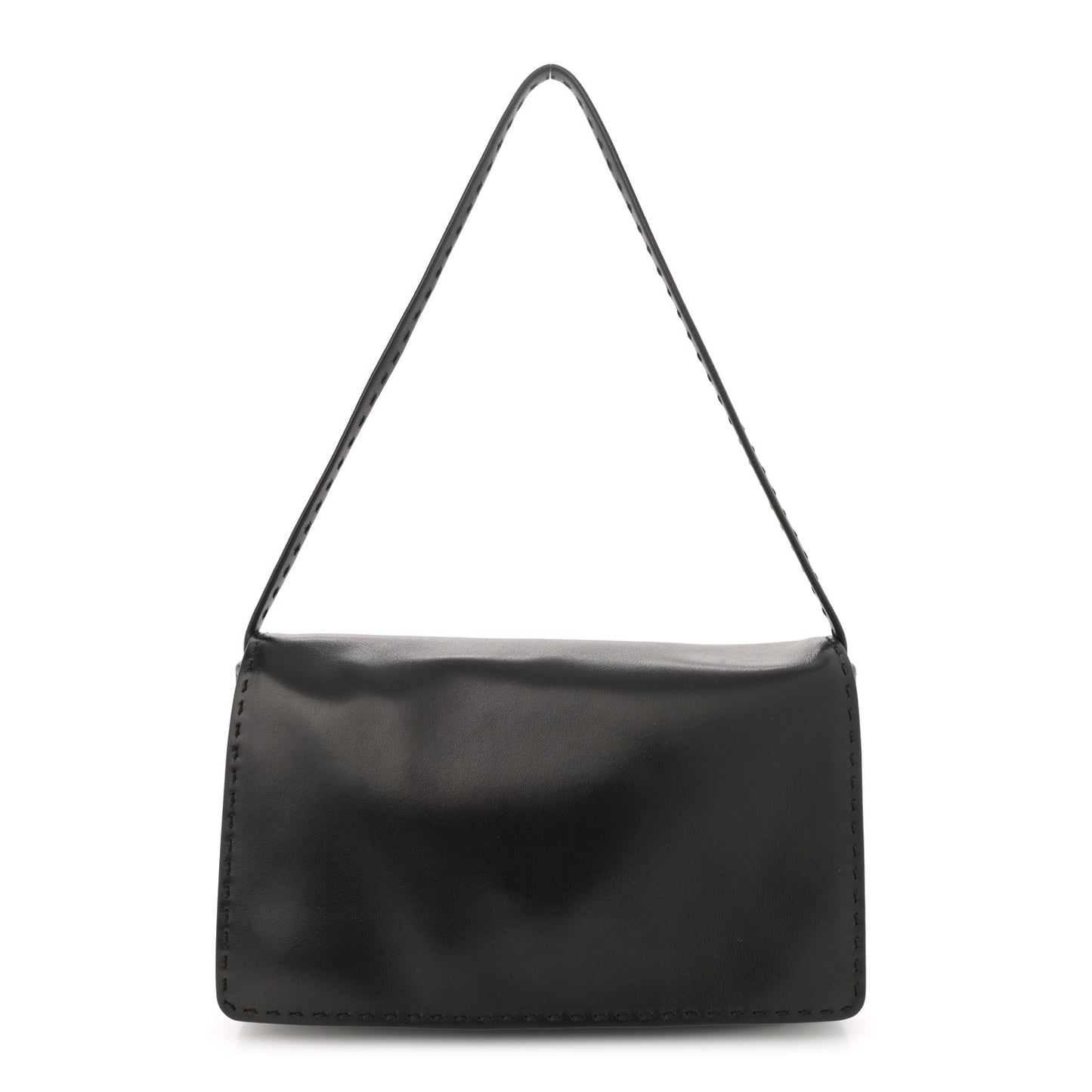 Nappa Nuance Shoulder Bag Black
