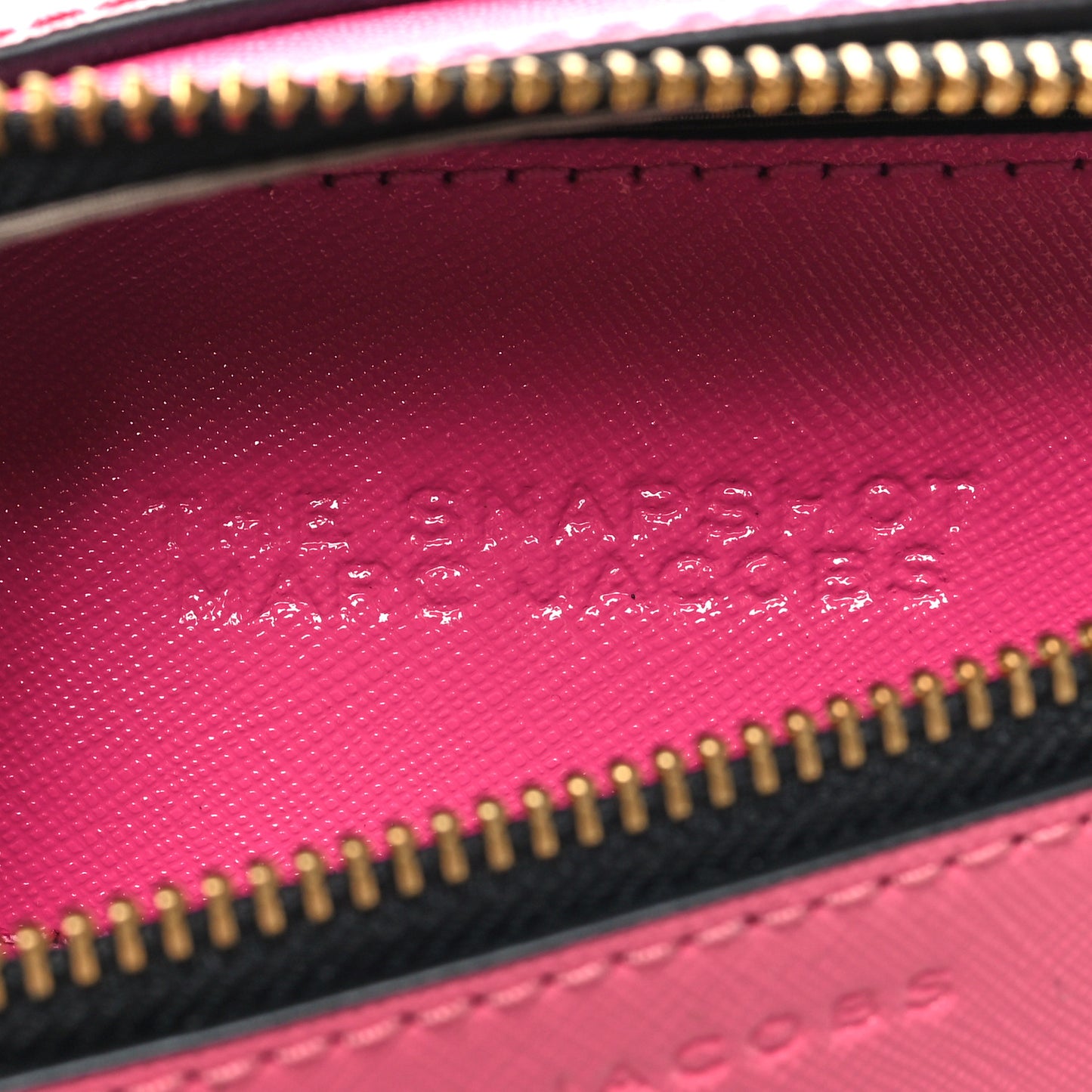 Saffiano Small Snapshot Camera Bag Pink