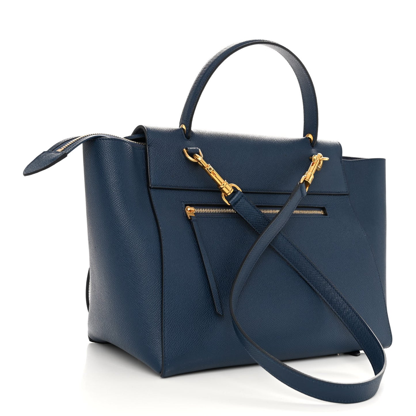 Grained Calfskin Mini Belt Bag Deepsea