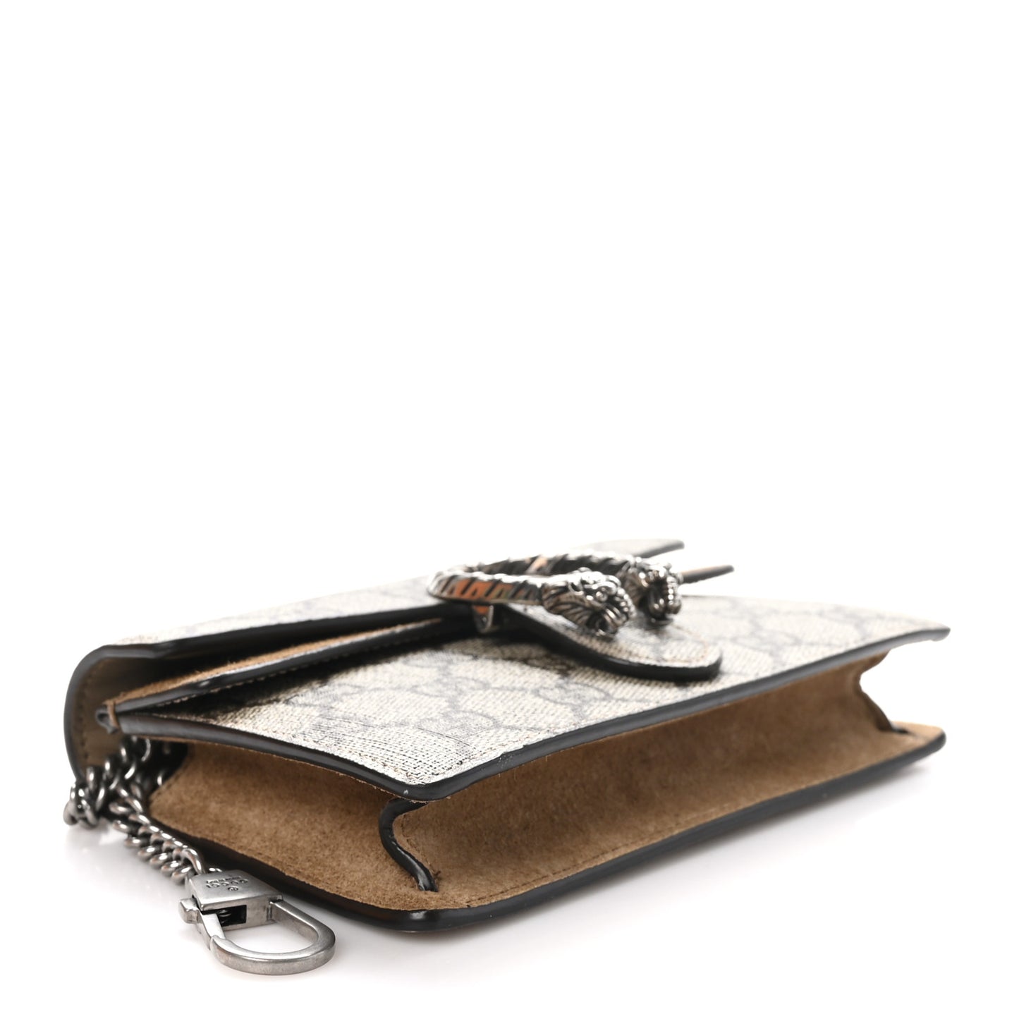 GG Supreme Monogram Super Mini Dionysus Shoulder Bag Taupe