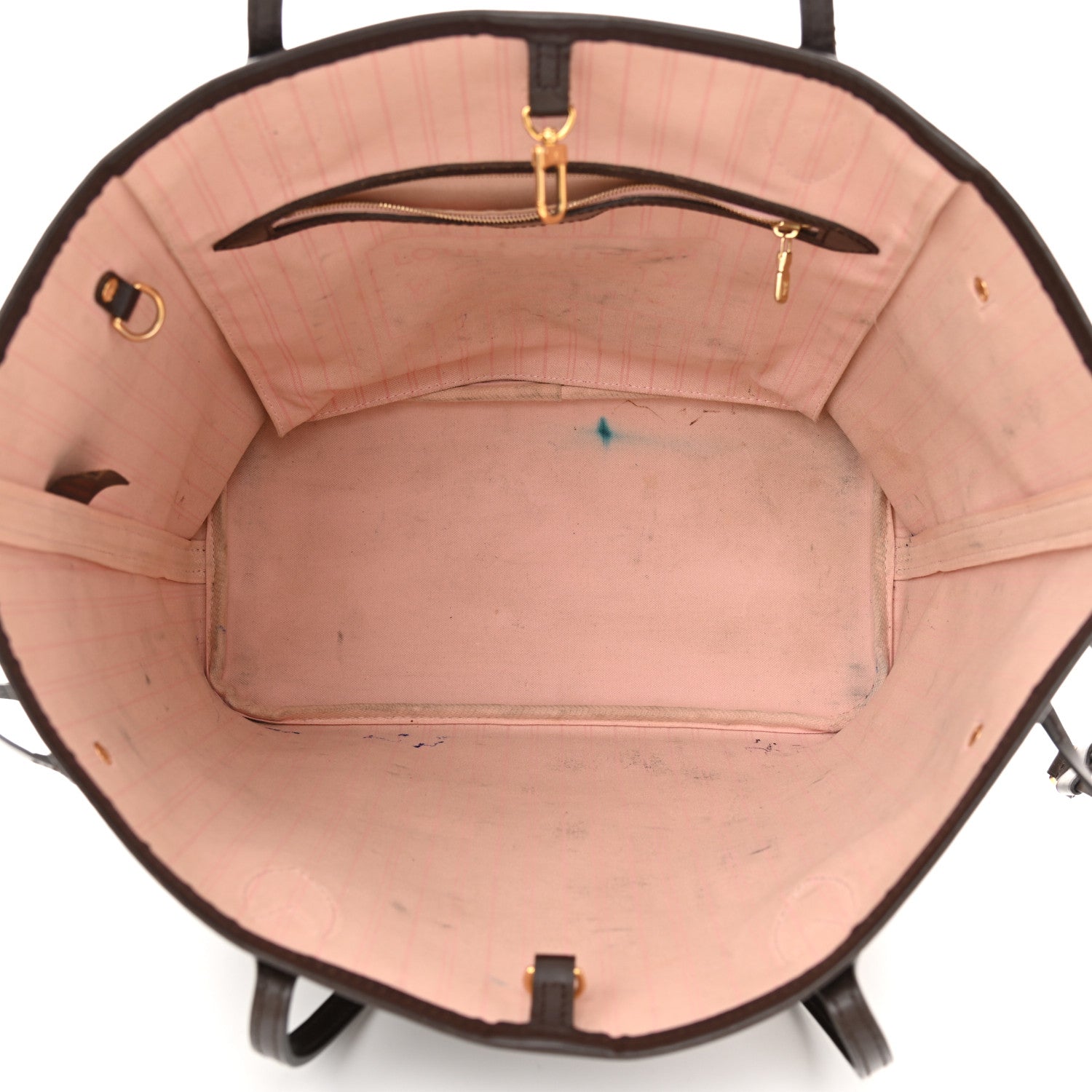 Louis Vuitton Damier Ebene Neo Neverfull MM Rose Ballerine 6 of 18