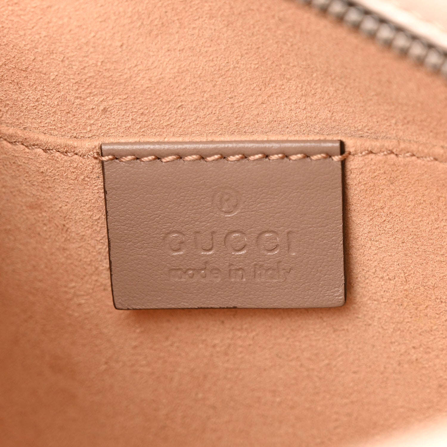 Gucci Calfskin Matelasse Small GG Marmont Chain Shoulder Bag Porcelain Rose 6 of 11