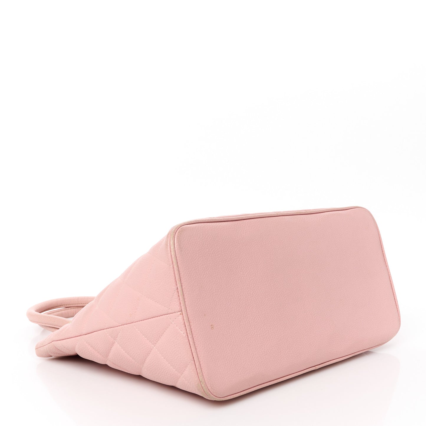 Caviar Quilted Medallion Tote Light Pink