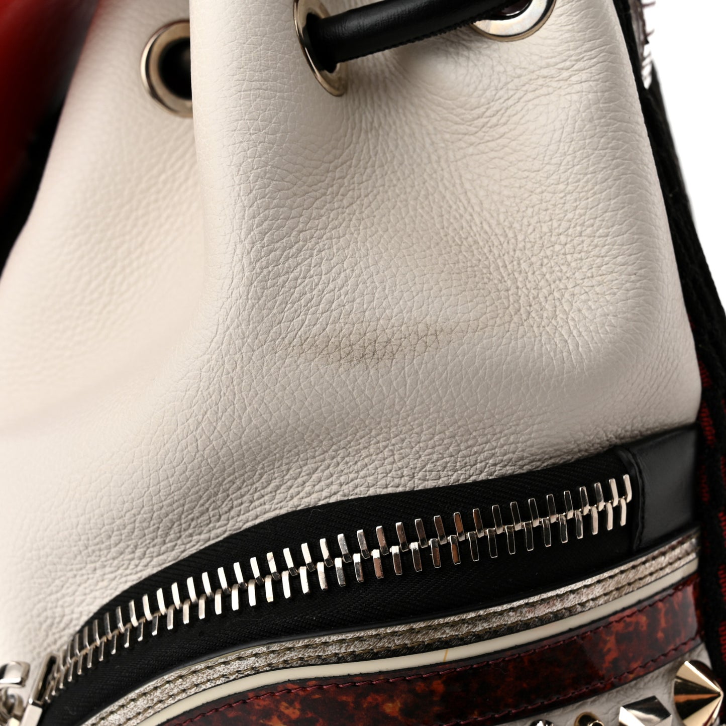 Calfskin Spiked Explorafunk Backpack