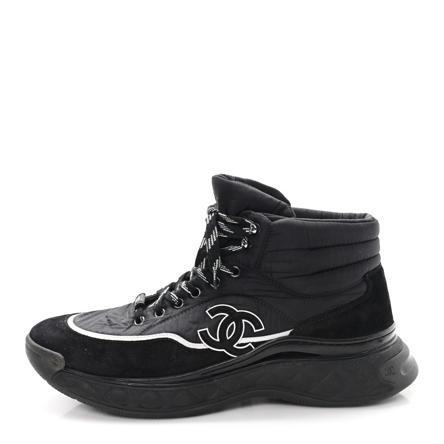 ✳︎CHANELシューズ Chanel Fabric Suede Mens CC Sneakers 44 Black 1776540 – FASHIONPHILE