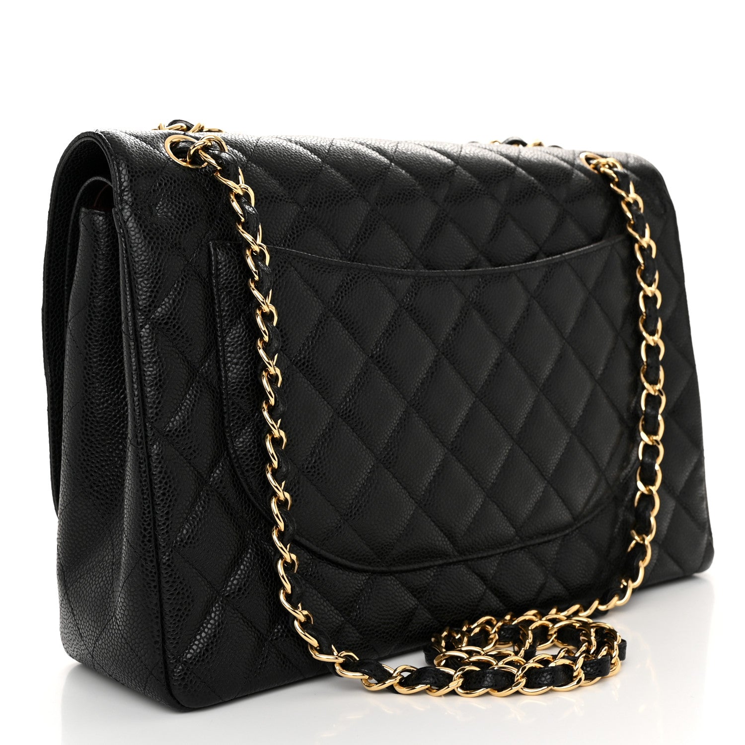 Chanel Caviar Quilted Maxi Double Flap Black 3 of 10