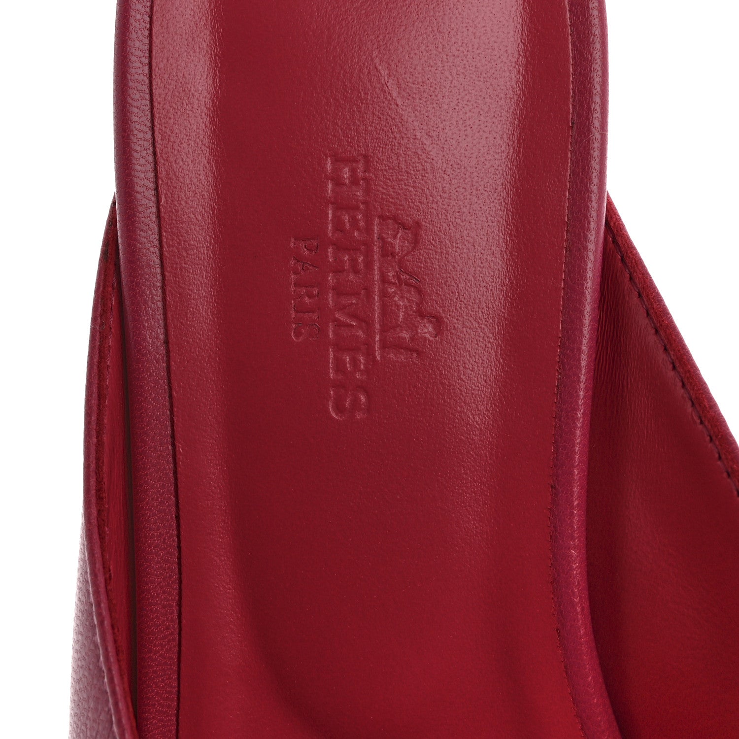 Hermes Goatskin Oz Mules 38.5 Rose Framboise 7 of 9