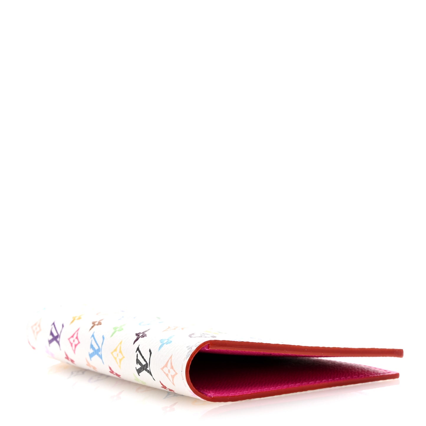LV X TM Monogram Multicolor Passport Cover White