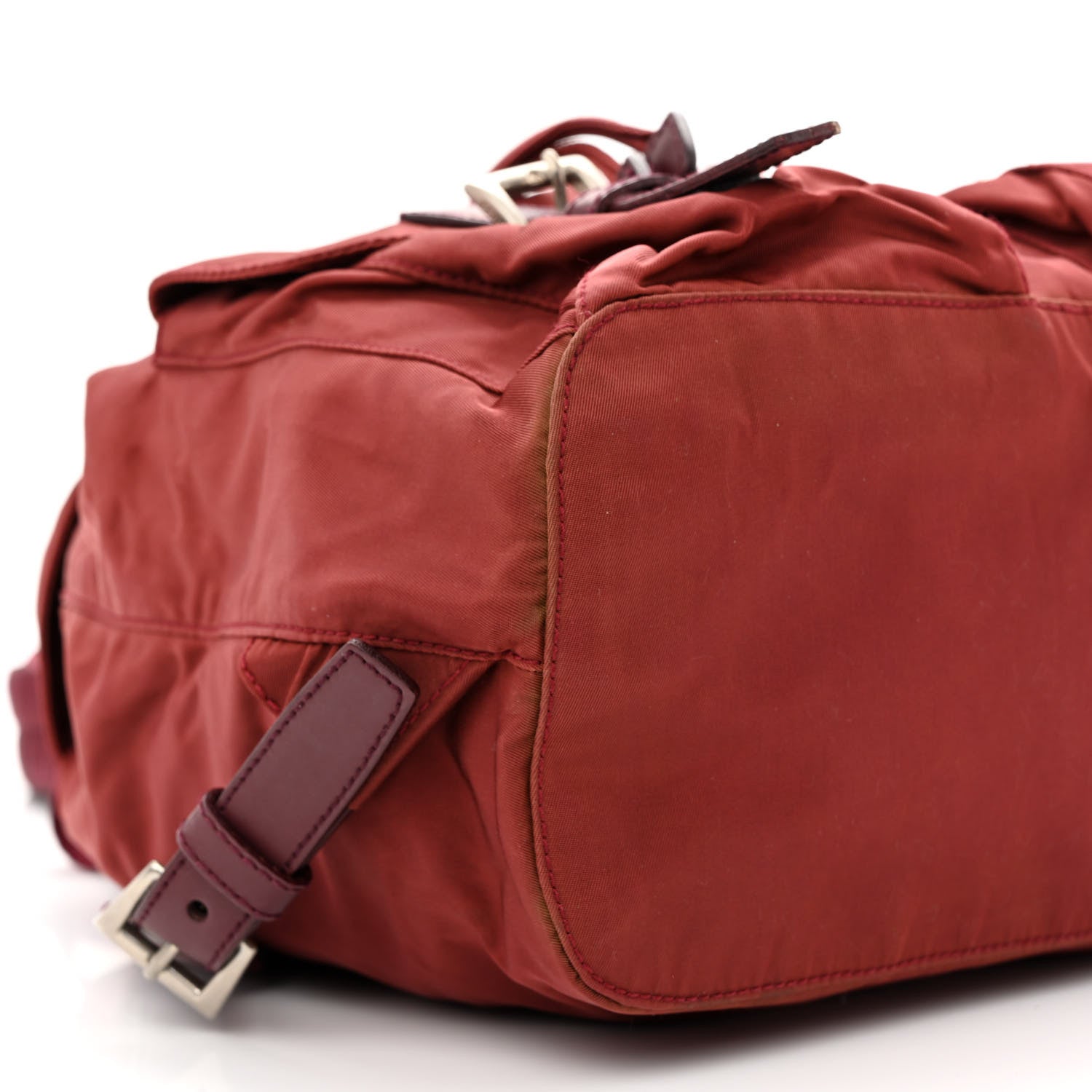 Prada Nylon Vela Small Backpack Rosso 9 of 15