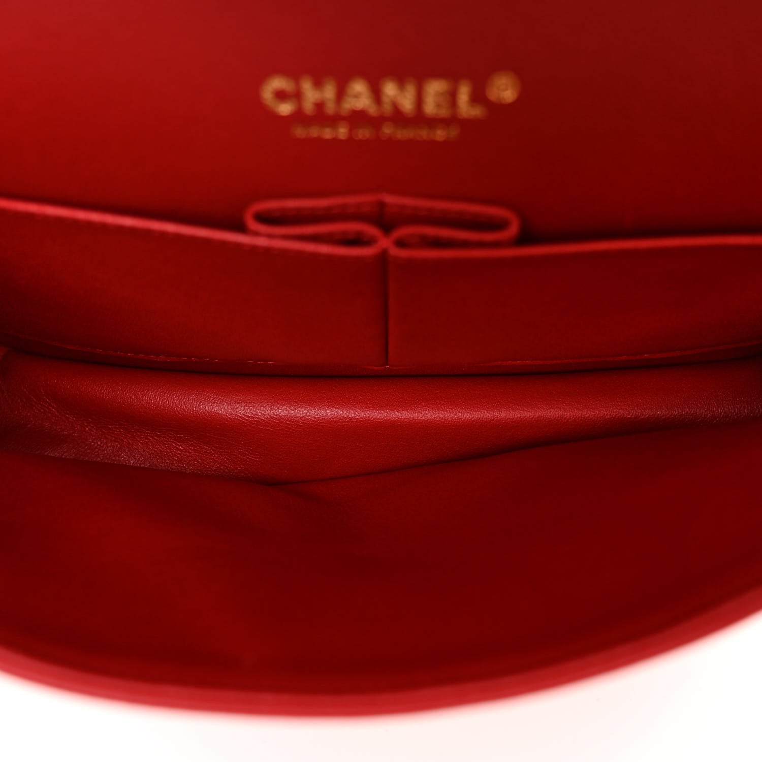 Chanel Lambskin Quilted Medium Double Flap Red 5 of 10