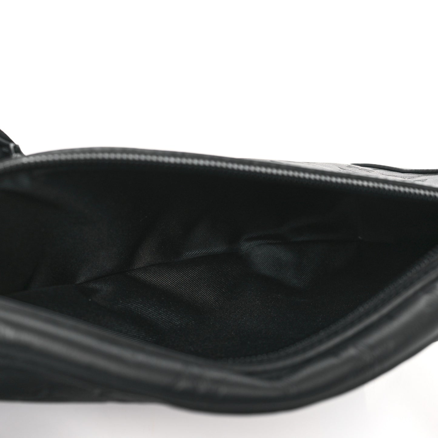 Calfskin Shadow Monogram Duo Slingbag Black