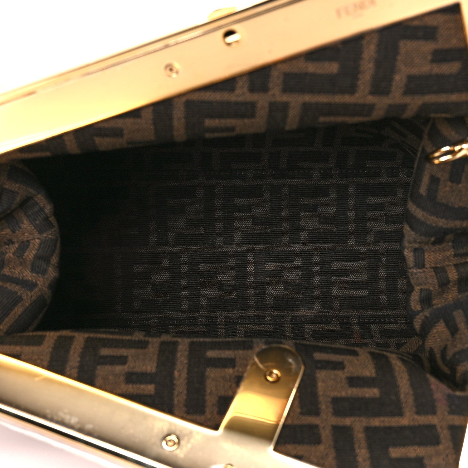 Fendi Shiny Nappa Medium Fendi First Caramello 5 of 11