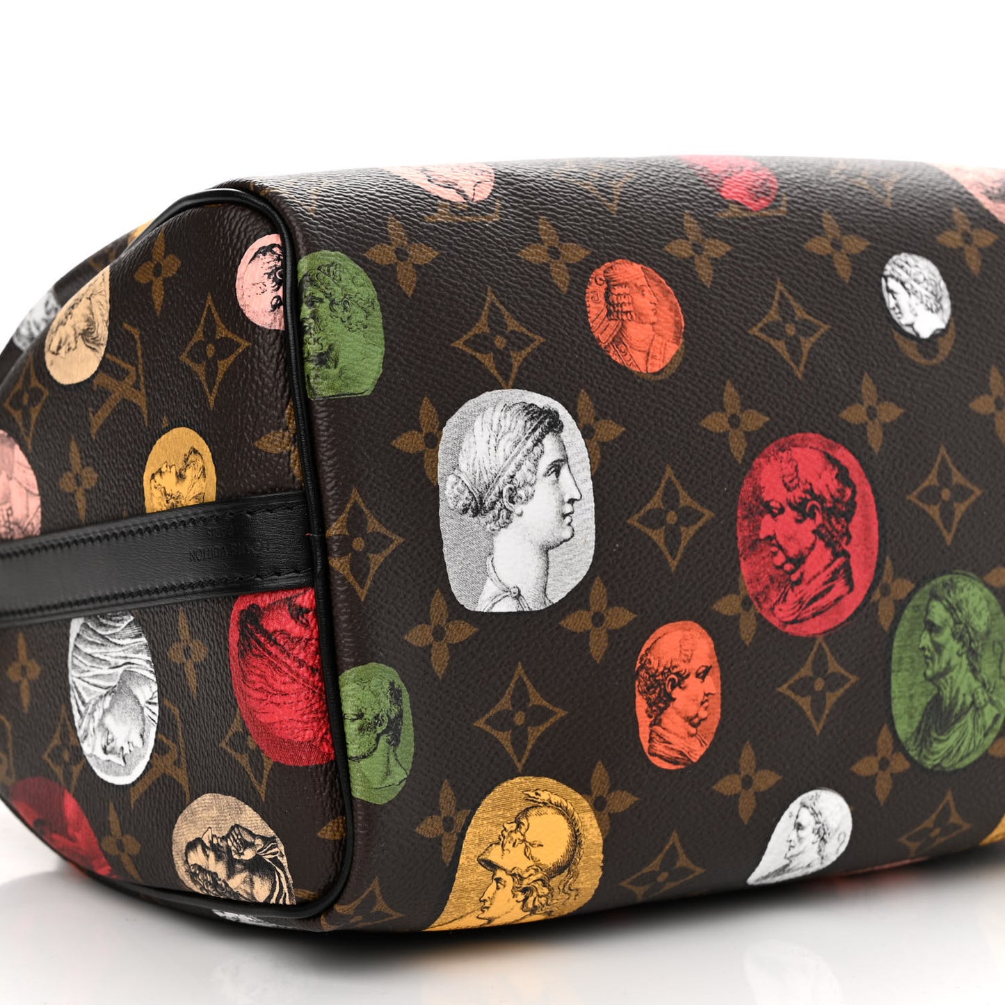 x FORNASETTI Monogram Cameo Speedy Bandouliere 25