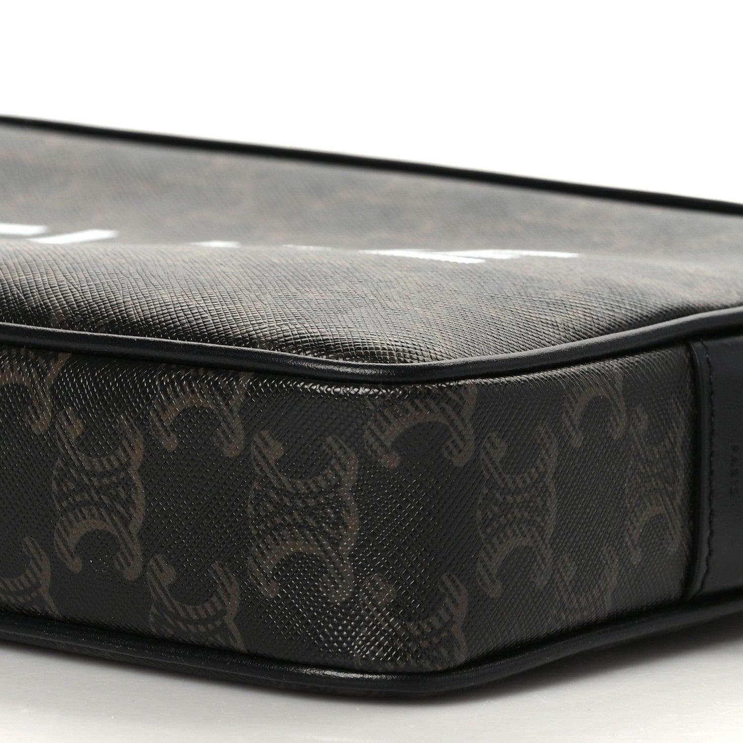 Celine Triomphe Canvas Medium Messenger Bag Black 8 of 8
