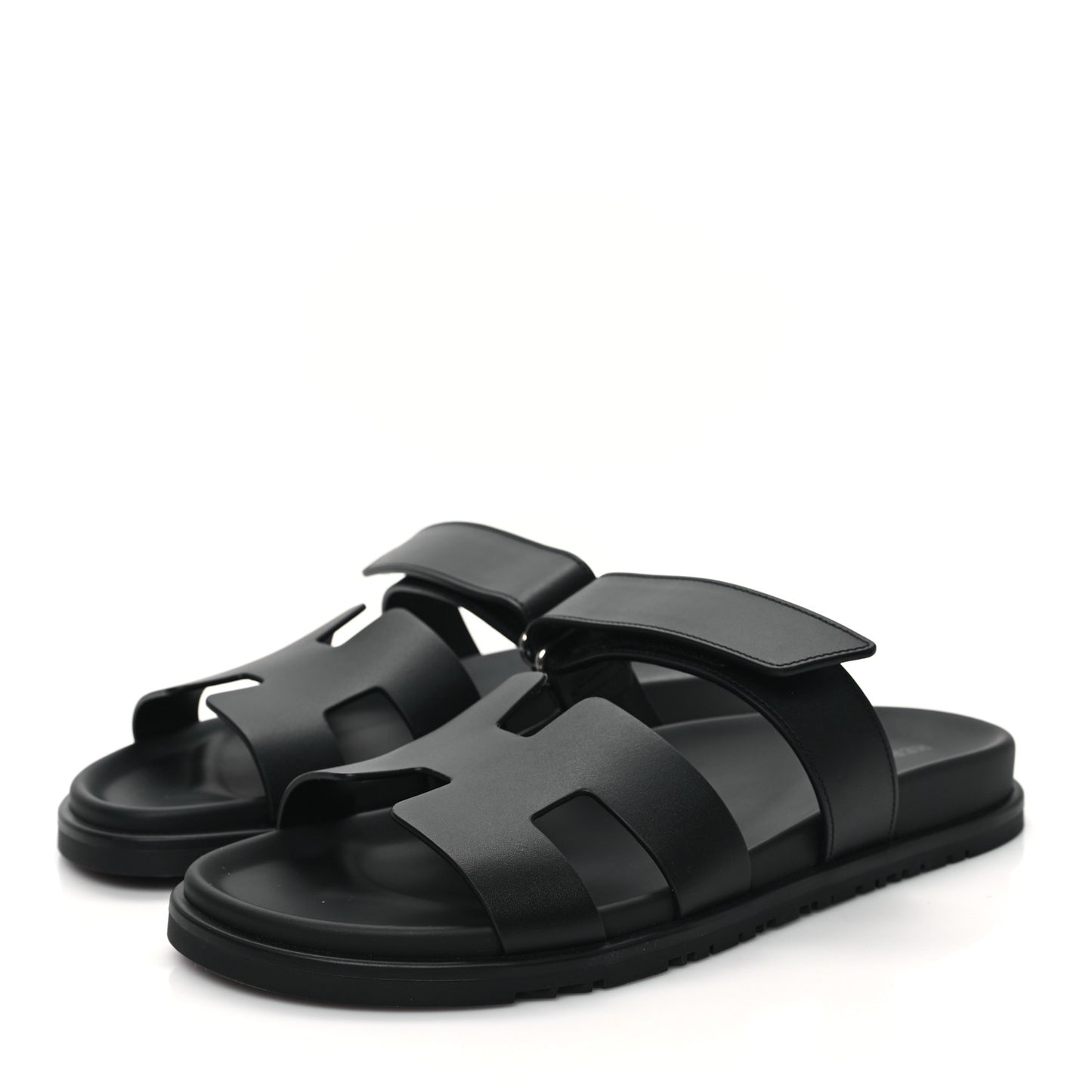 Calfskin Womens Chypre Sandals 41 Black