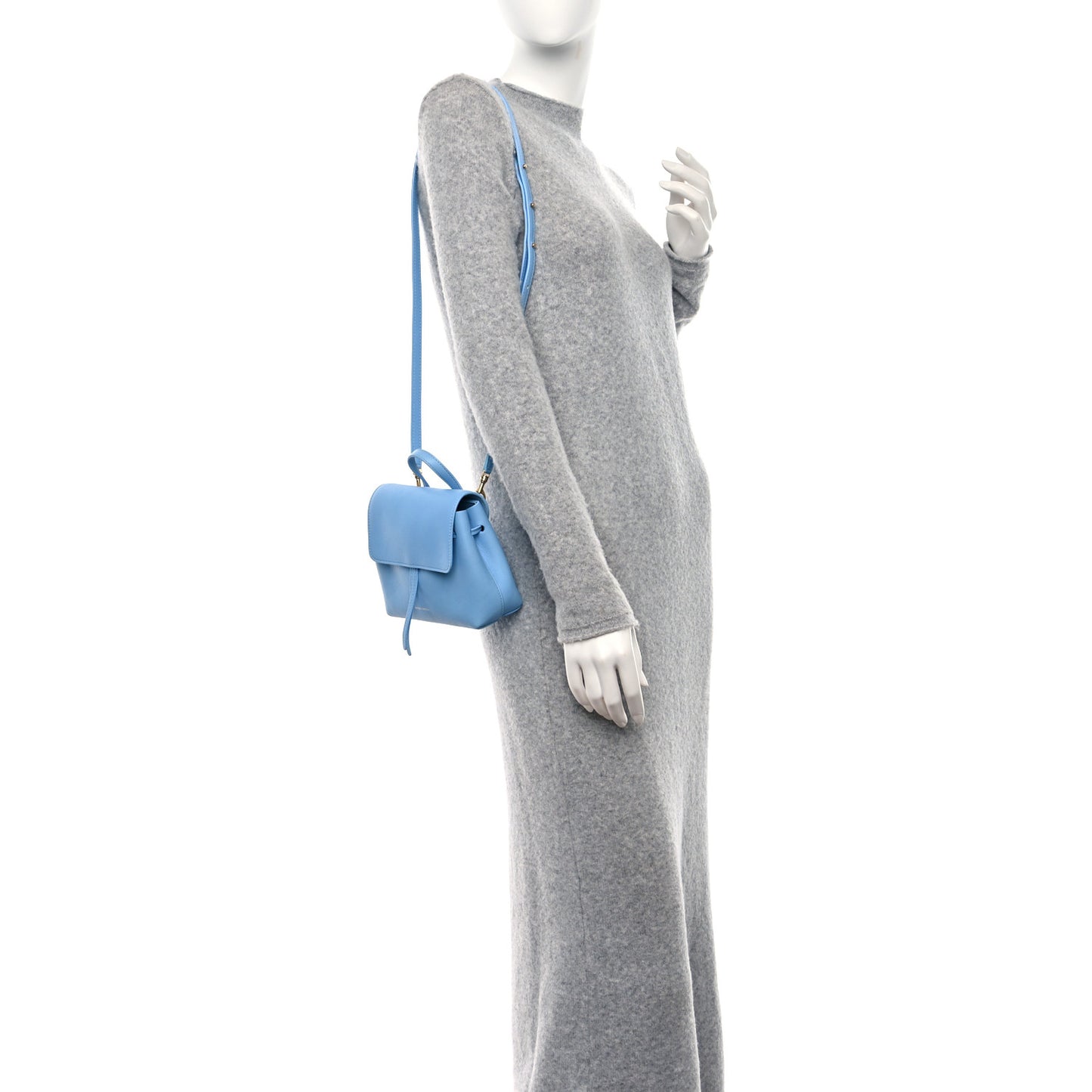 Calfskin Mini Soft Lady Bag Lago