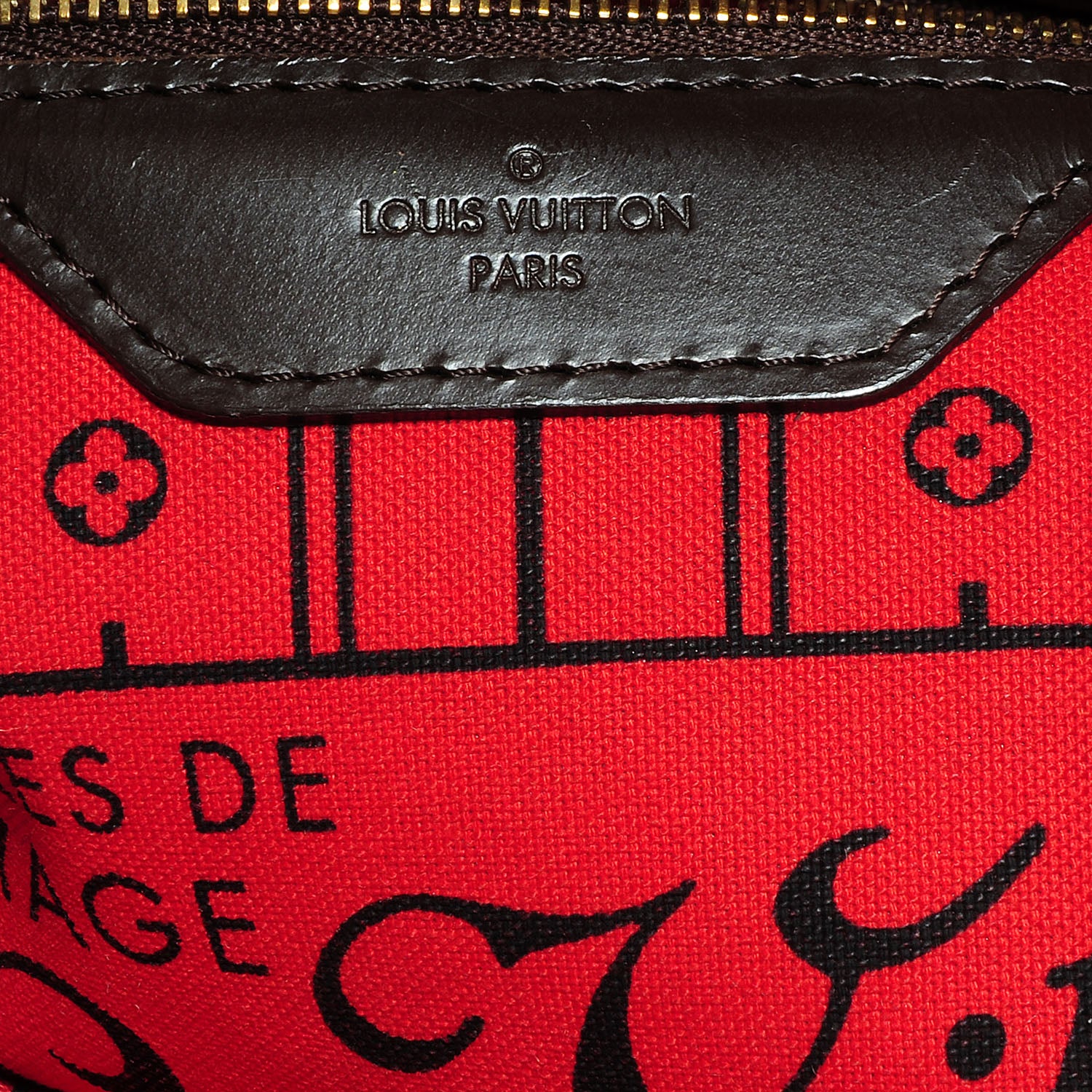 Louis Vuitton Damier Ebene Neverfull GM 5 of 8